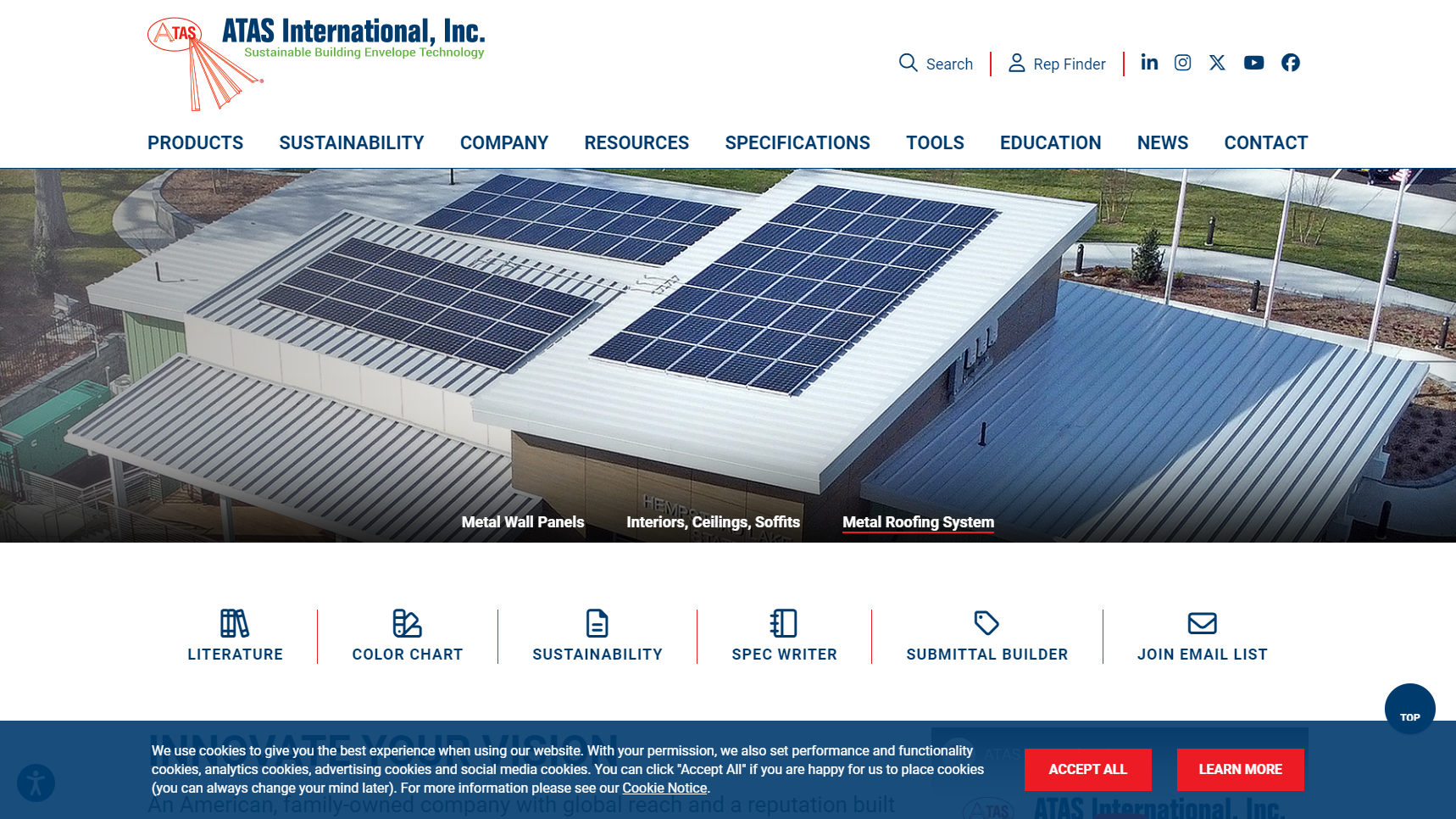 ATAS International, Inc. - Metal Roofing Manufacturer