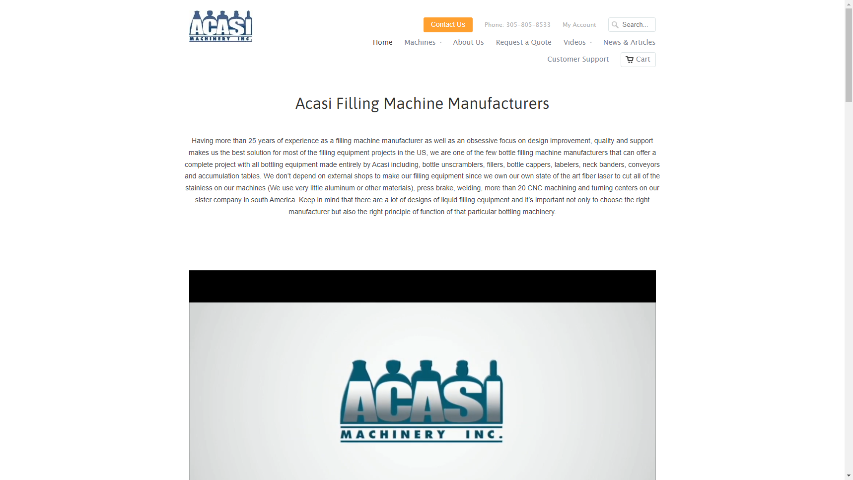 Acasi Machinery - Filling Machine Manufacturer