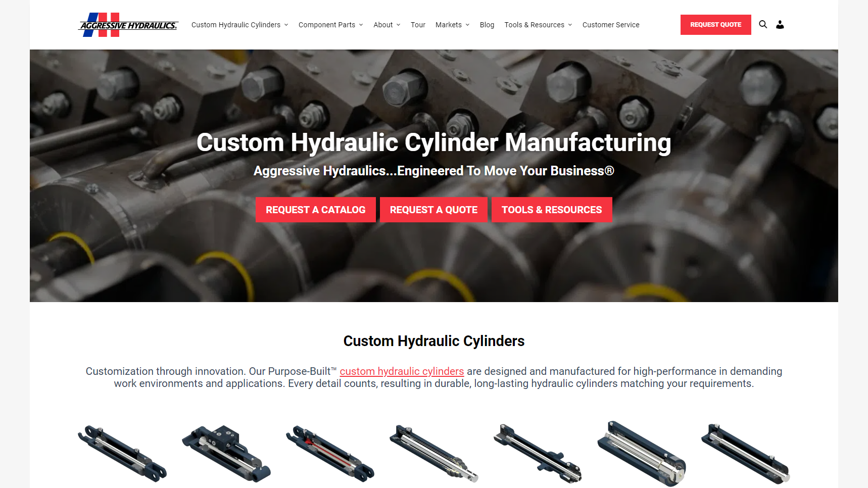 Aggressive Hydraulics - Cylinder Manufacturer