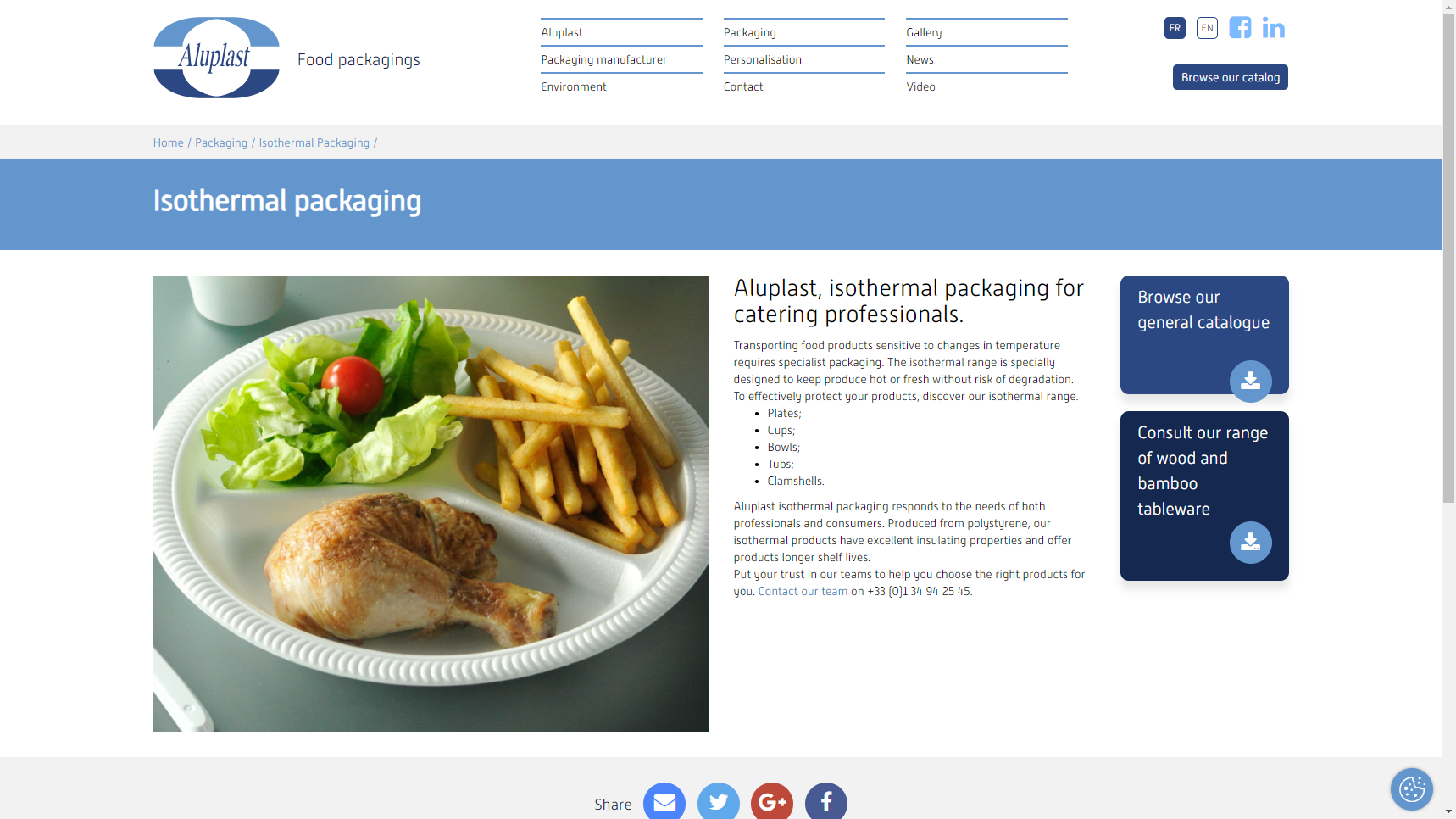 Aluplast - Isothermal Catering Packaging Manufacturer