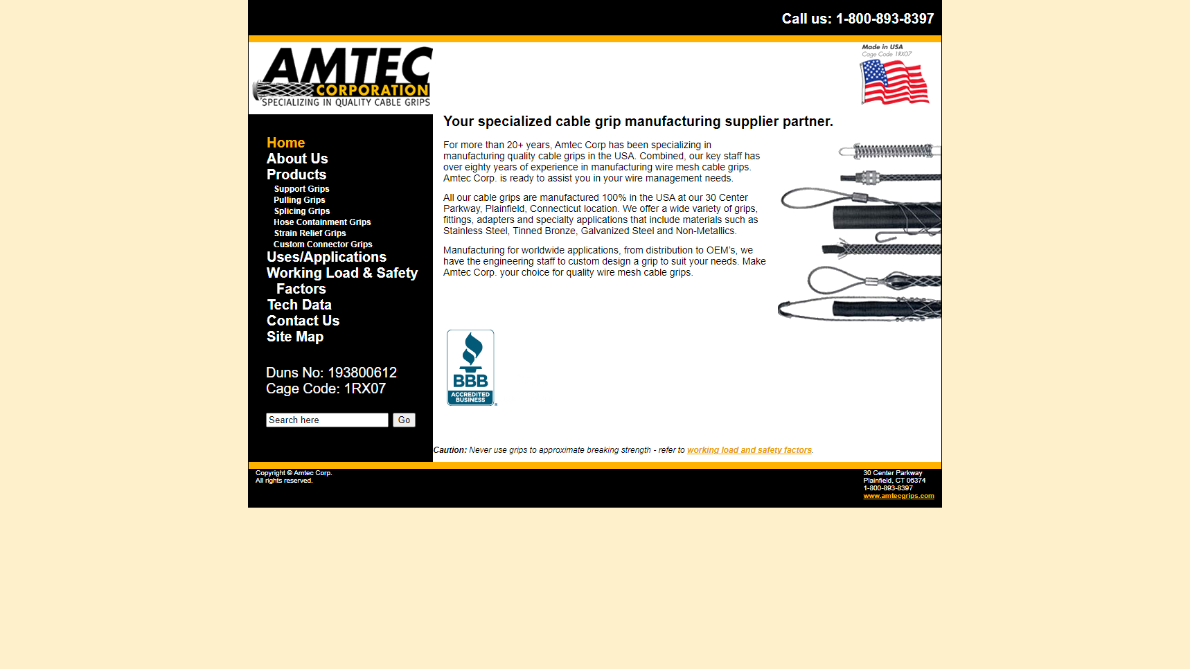 Amtec Grips - Cable Gripper Manufacturer