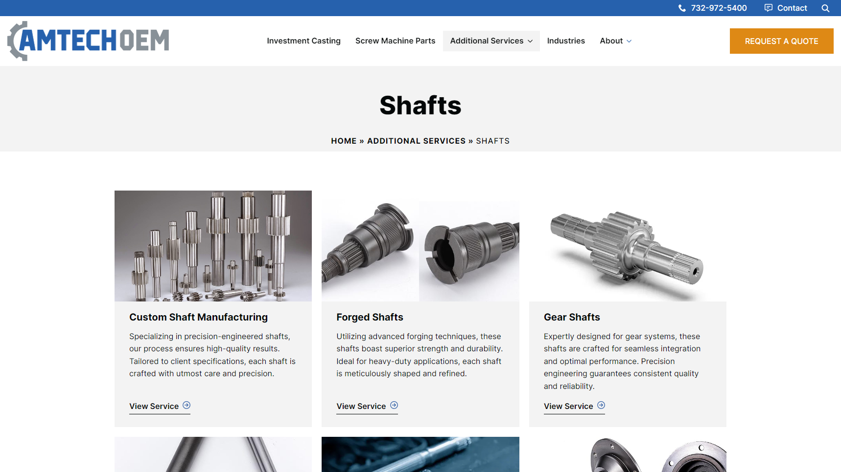 Amtech International - Shaft Manufacturer
