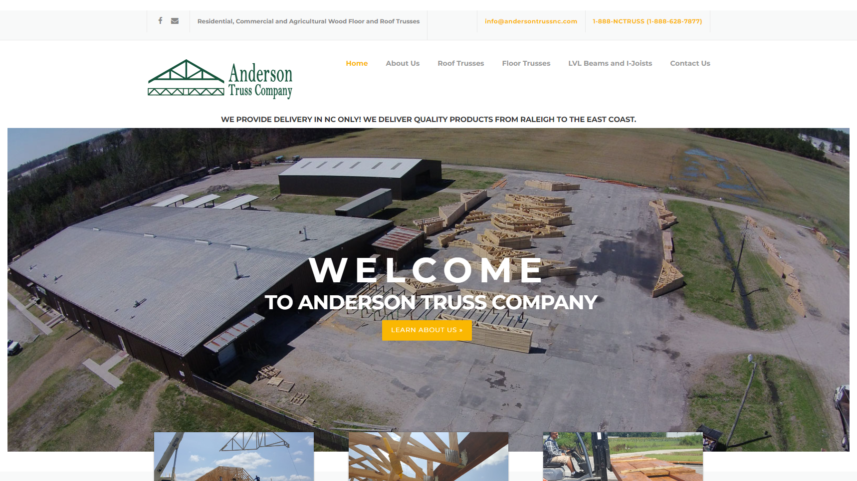 Anderson Truss Company Inc. - Wood Truss Manufacturer