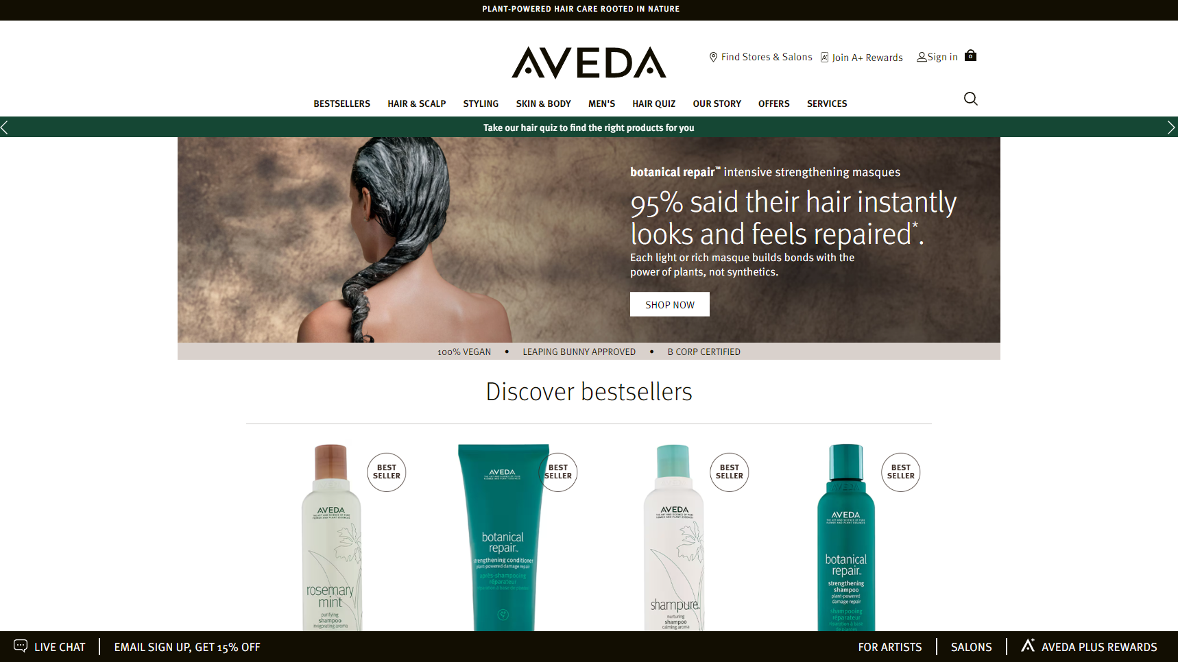 Aveda - Hair Product Manufacturer