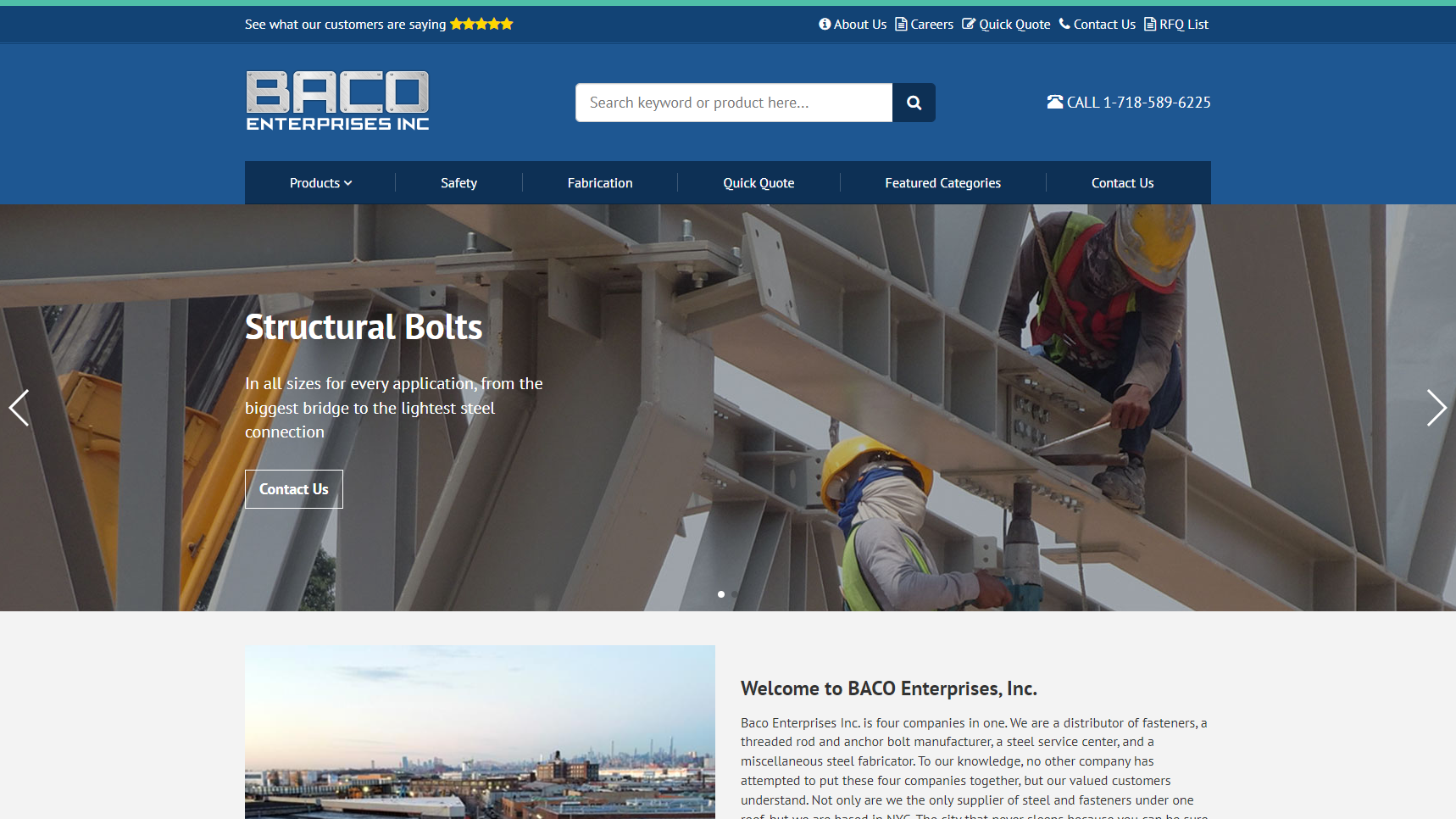 BACO Enterprises Inc. - Bolts Manufacturer