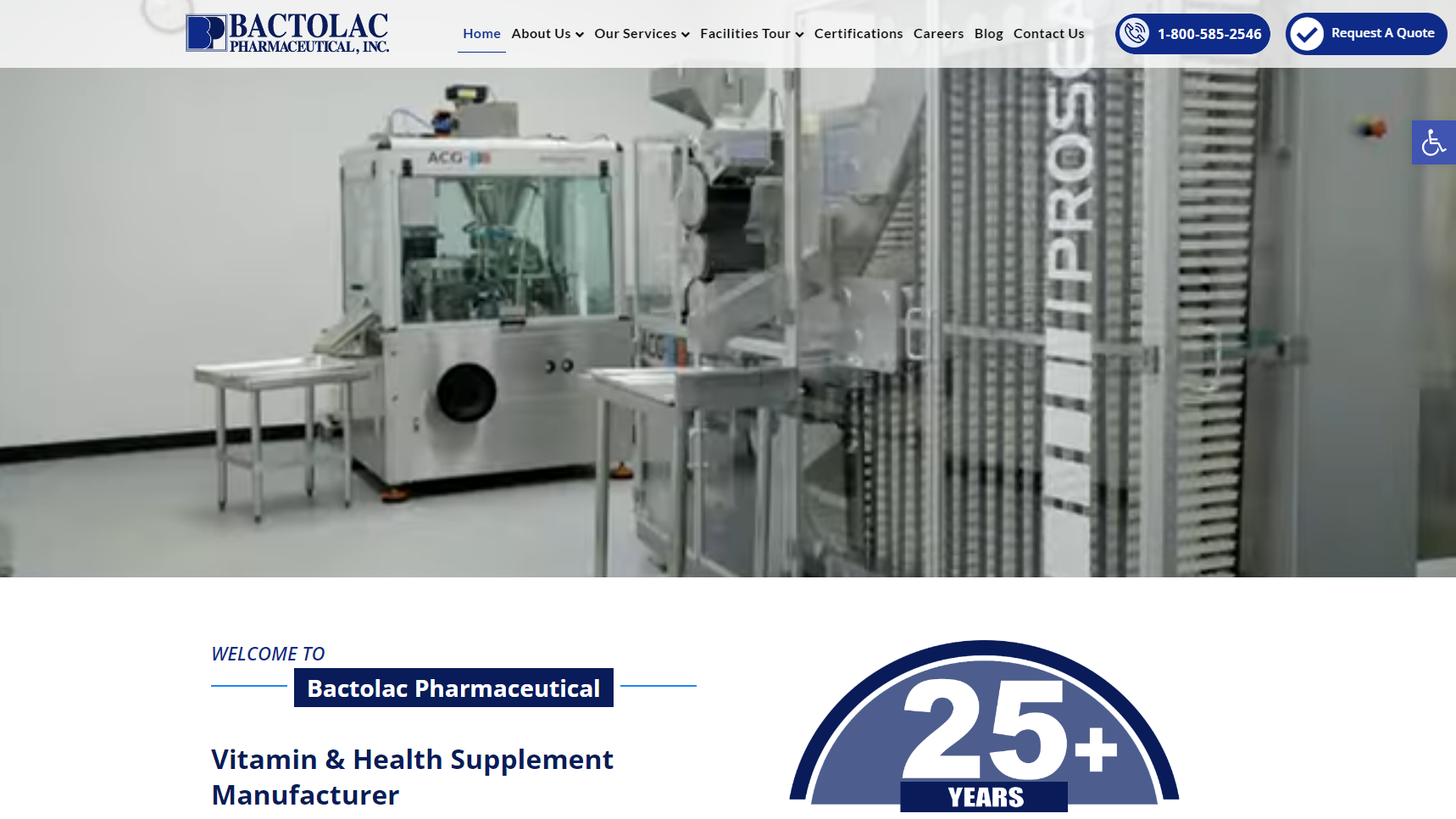 Bactolac Pharmaceutical, Inc. - Liquid Supplement Manufacturer