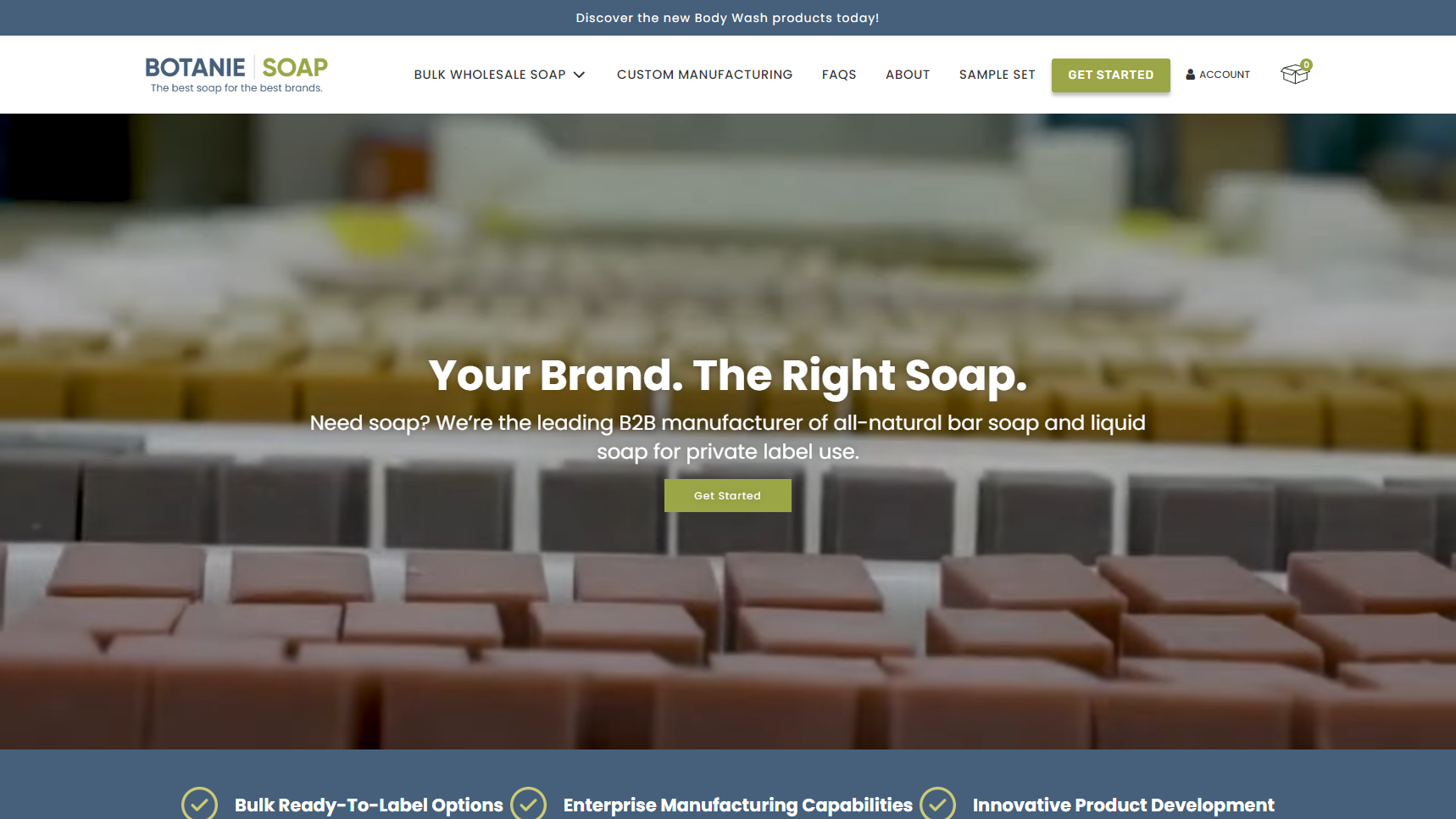 Botanie Soap - Lotion Manufacturer