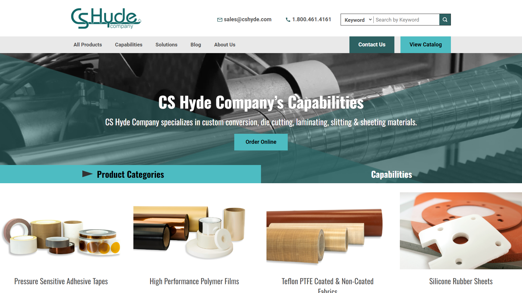 CS Hyde Company - Polyimide Tape Manufacturer