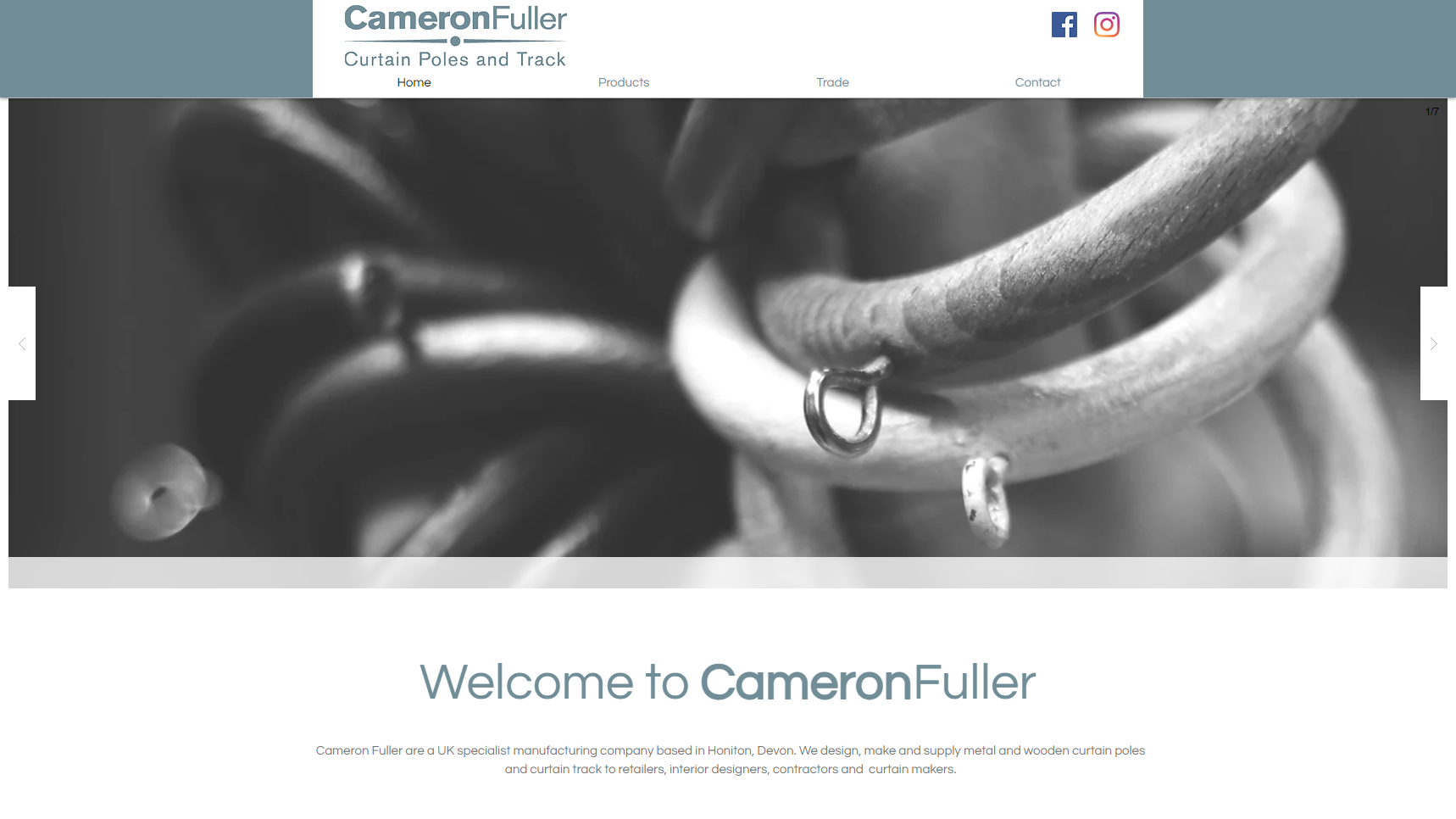 Cameron Fuller Ltd - Curtain Pole Manufacturer