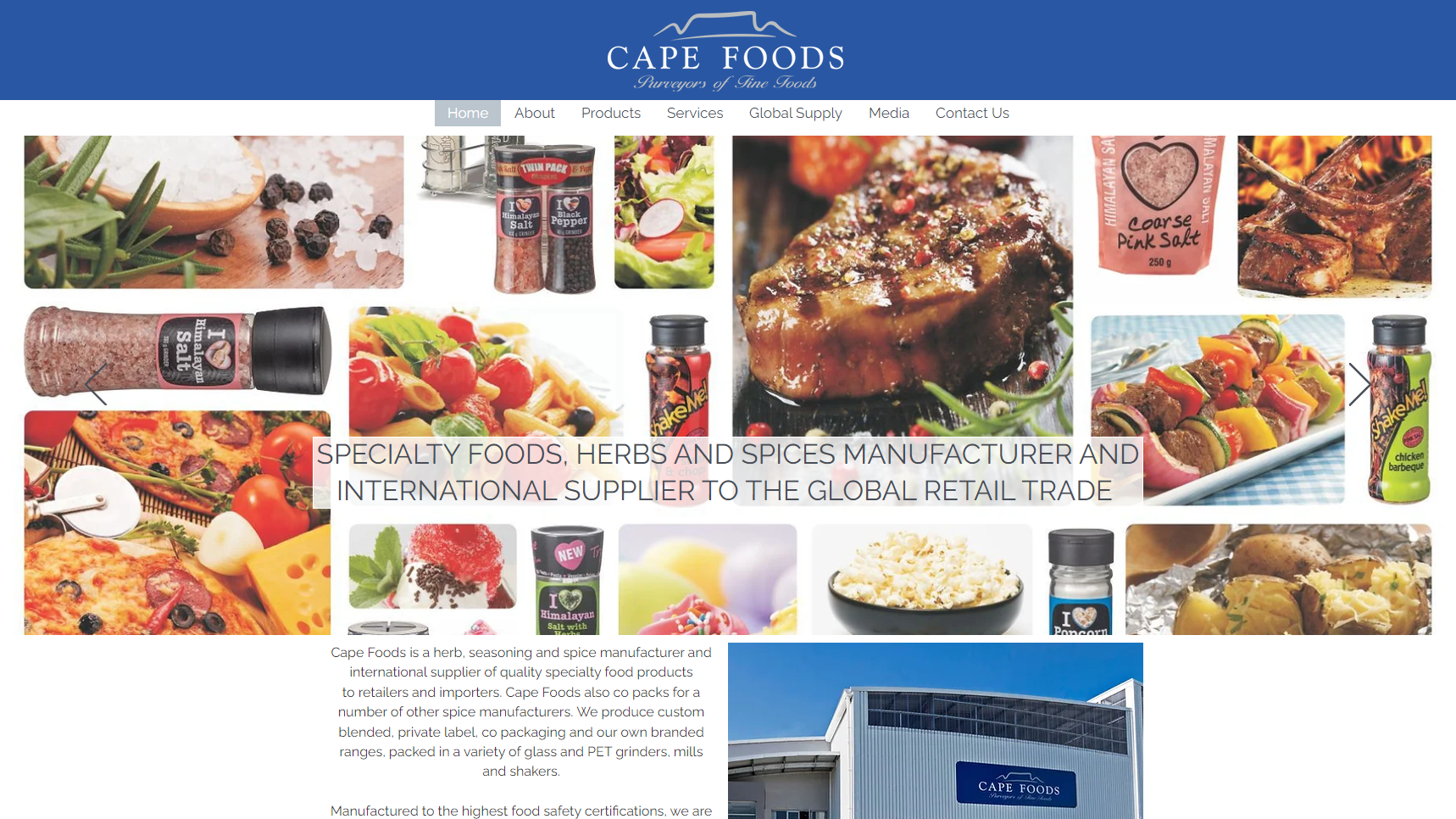 Cape Foods - Spice Manufacturer
