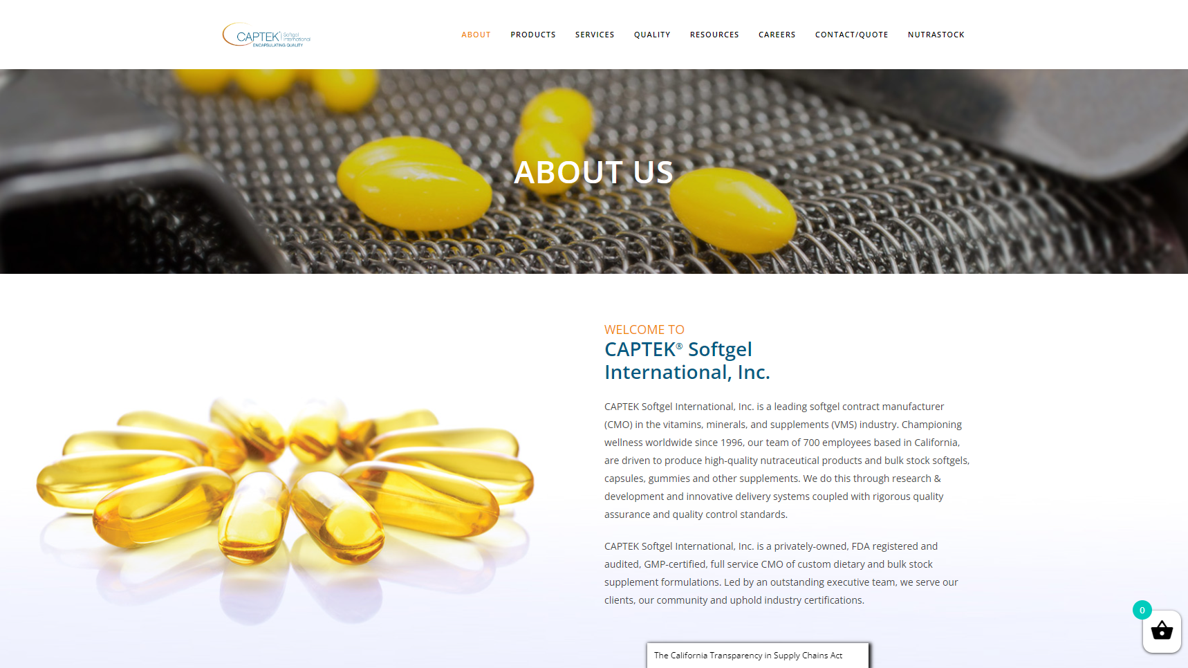 Captek Softgel International Inc. - Softgel Manufacturer