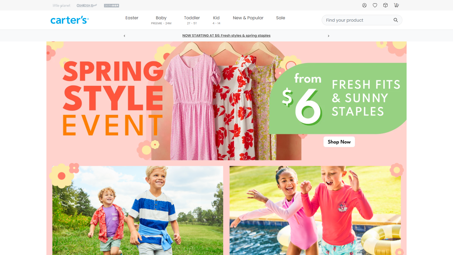 Carters - Baby Clothes Manufacturer
