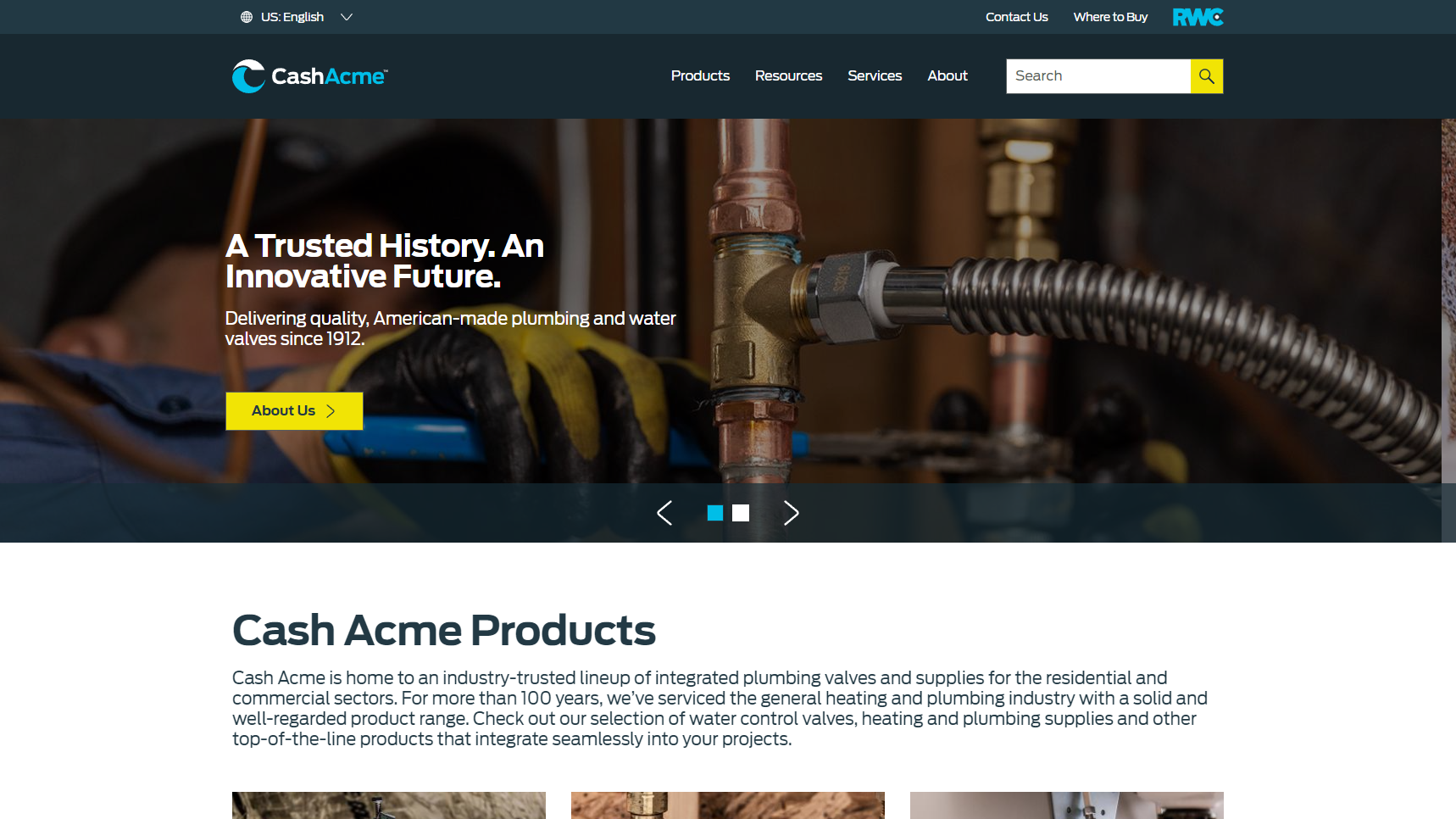 Cash Acme - Brass Fittings Manufacturer