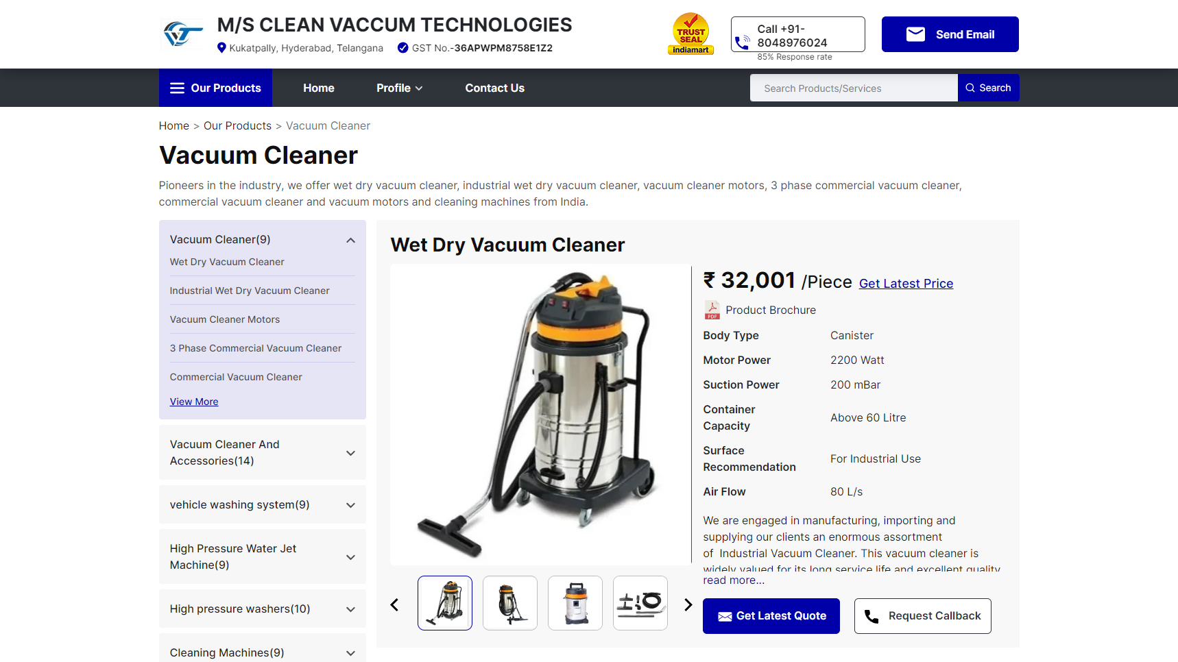 Clean Vacuum Technologies - Vacuum Cleaner Manufacturer