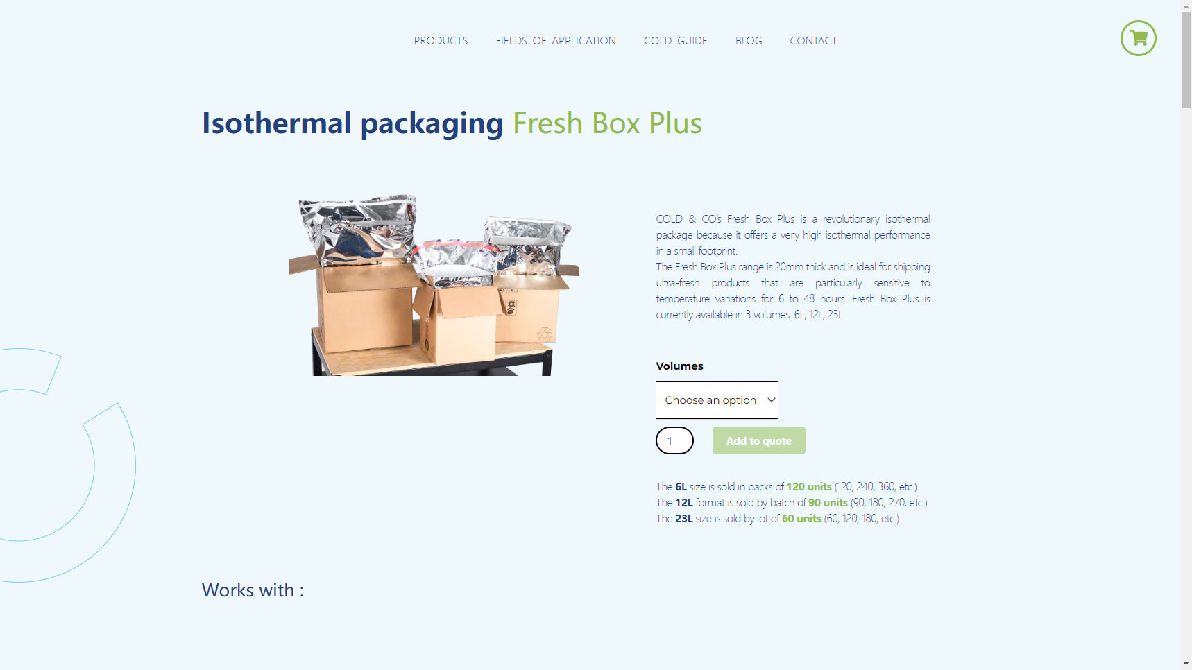 Cold & Co - Isothermal Catering Packaging Manufacturer