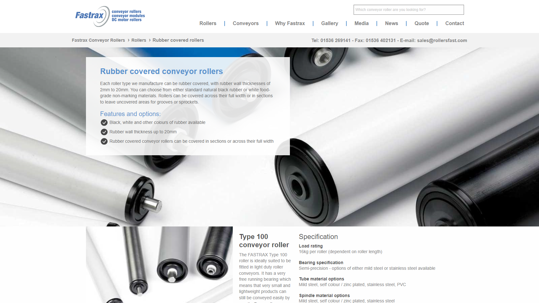 Conveyor Units - Roller Manufacturer