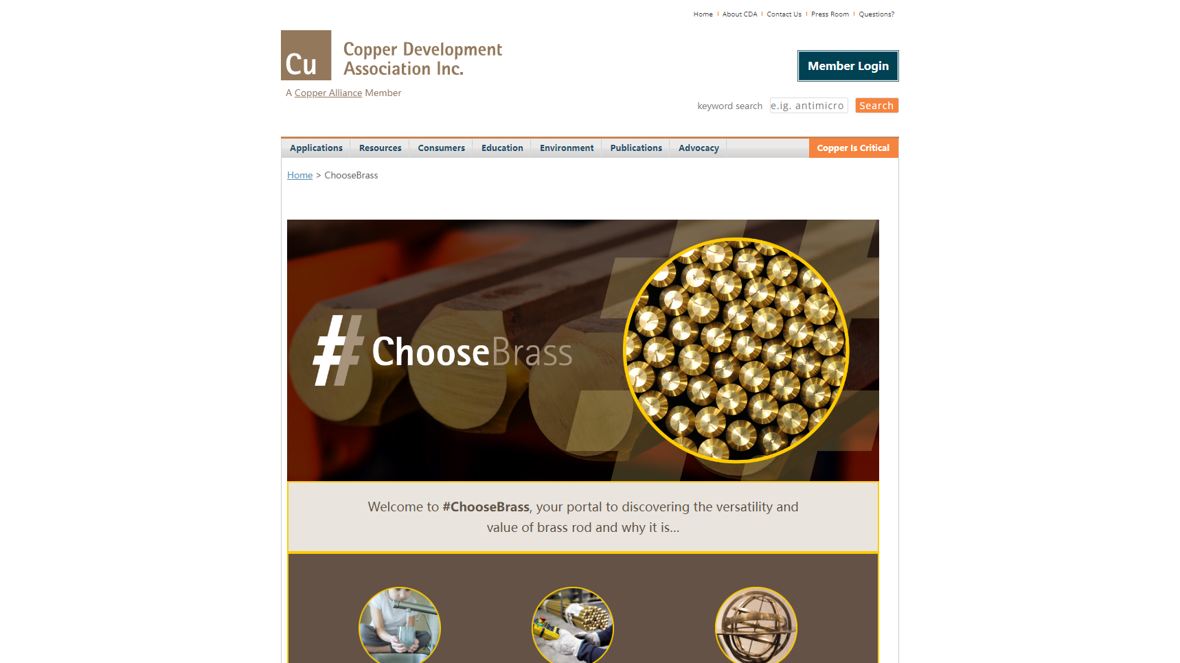 Copper Development Association Inc. - Brass Manufacturer