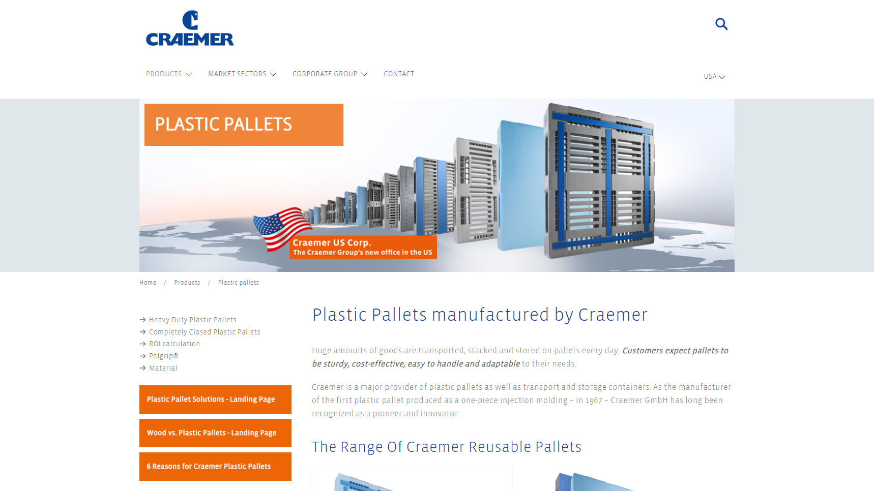 Craemer Group - Plastic Pallets Manufacturer