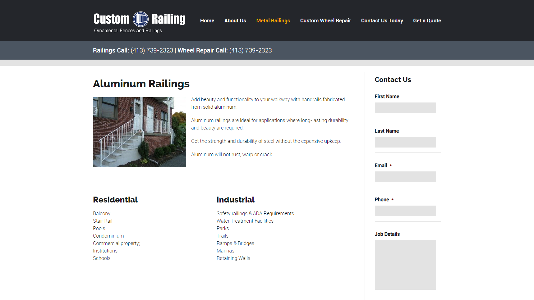 Custom Railing Technologies - Aluminum Railings Manufacturer