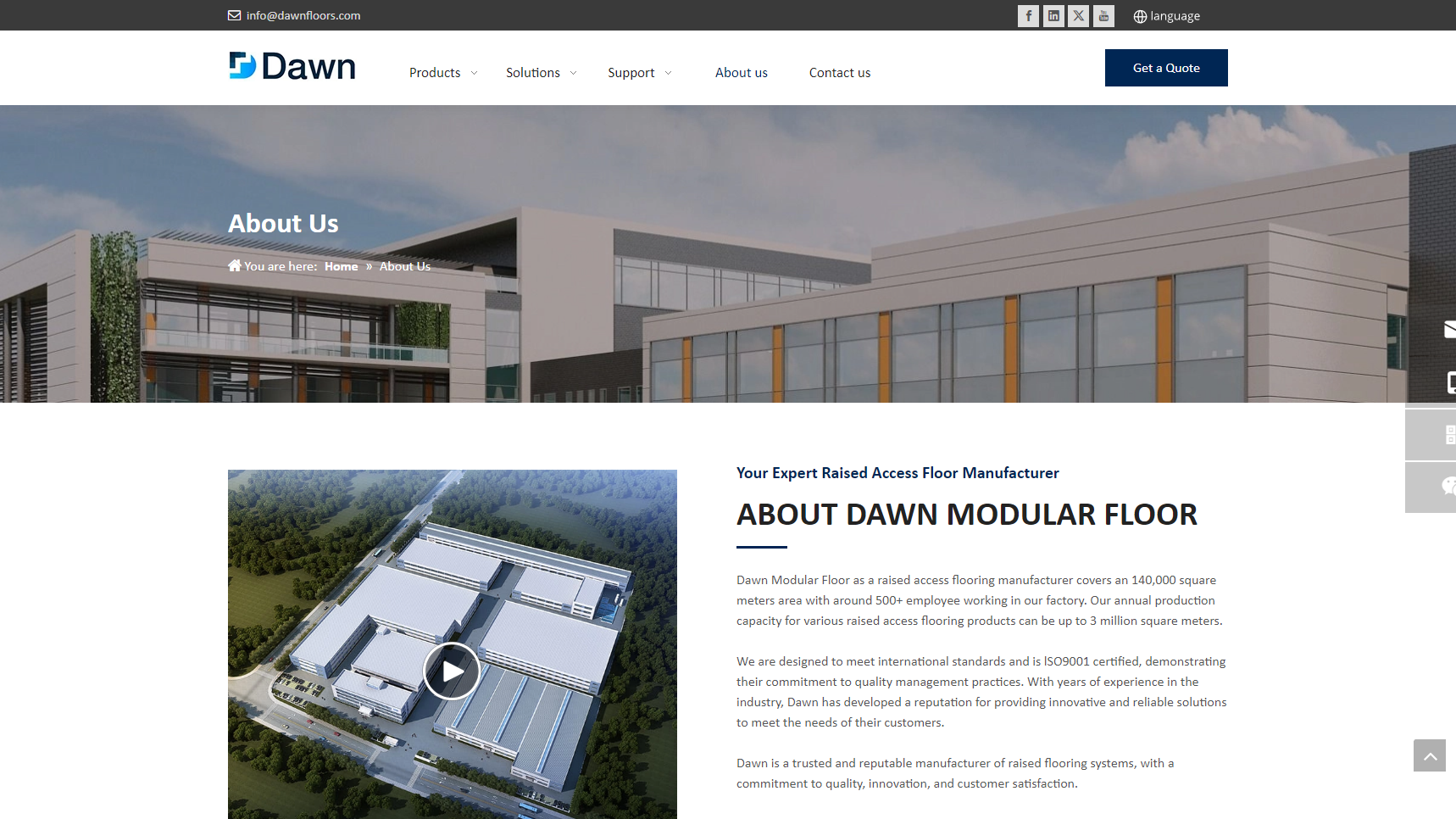 DAWN Technology - Raised Floor Manufacturer