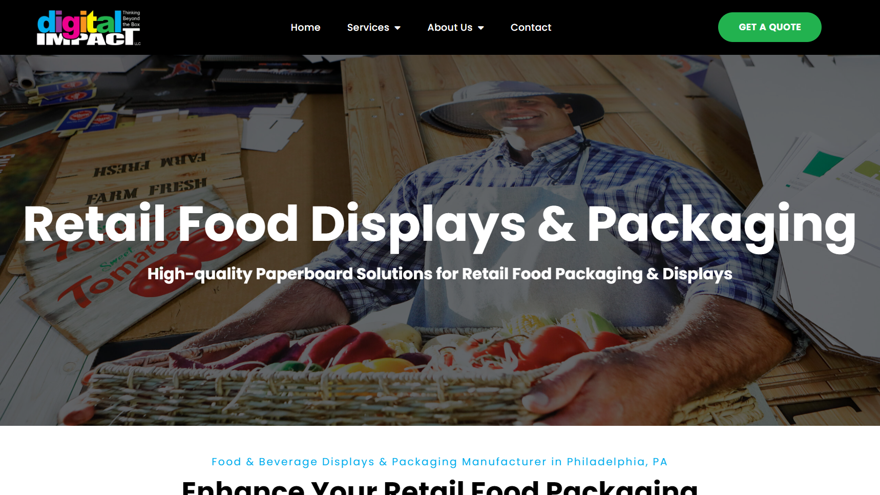 Digital Impact - Food Packaging Manufacturer