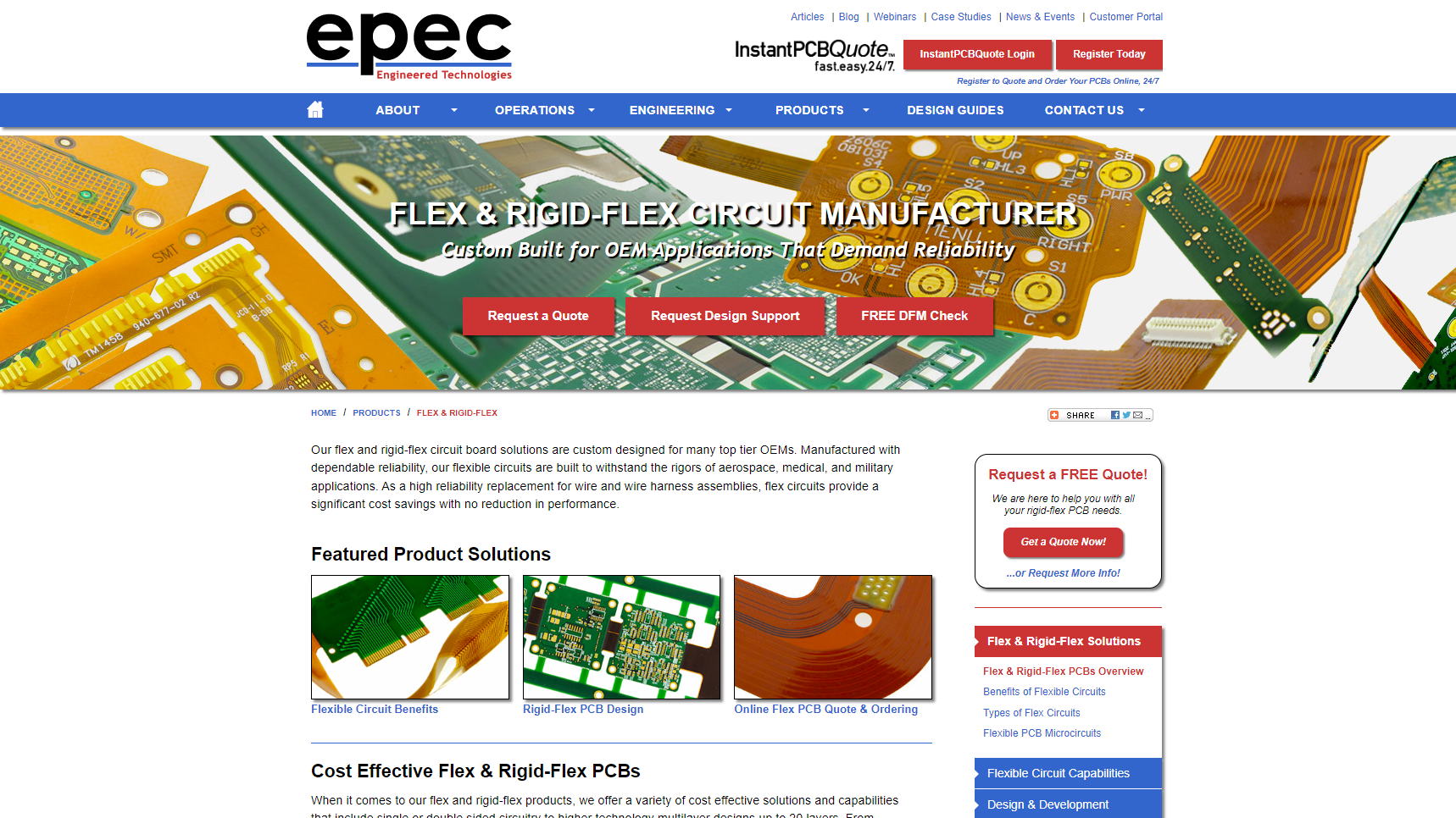 Epec Engineered Technologies - Flex Circuit Manufacturer