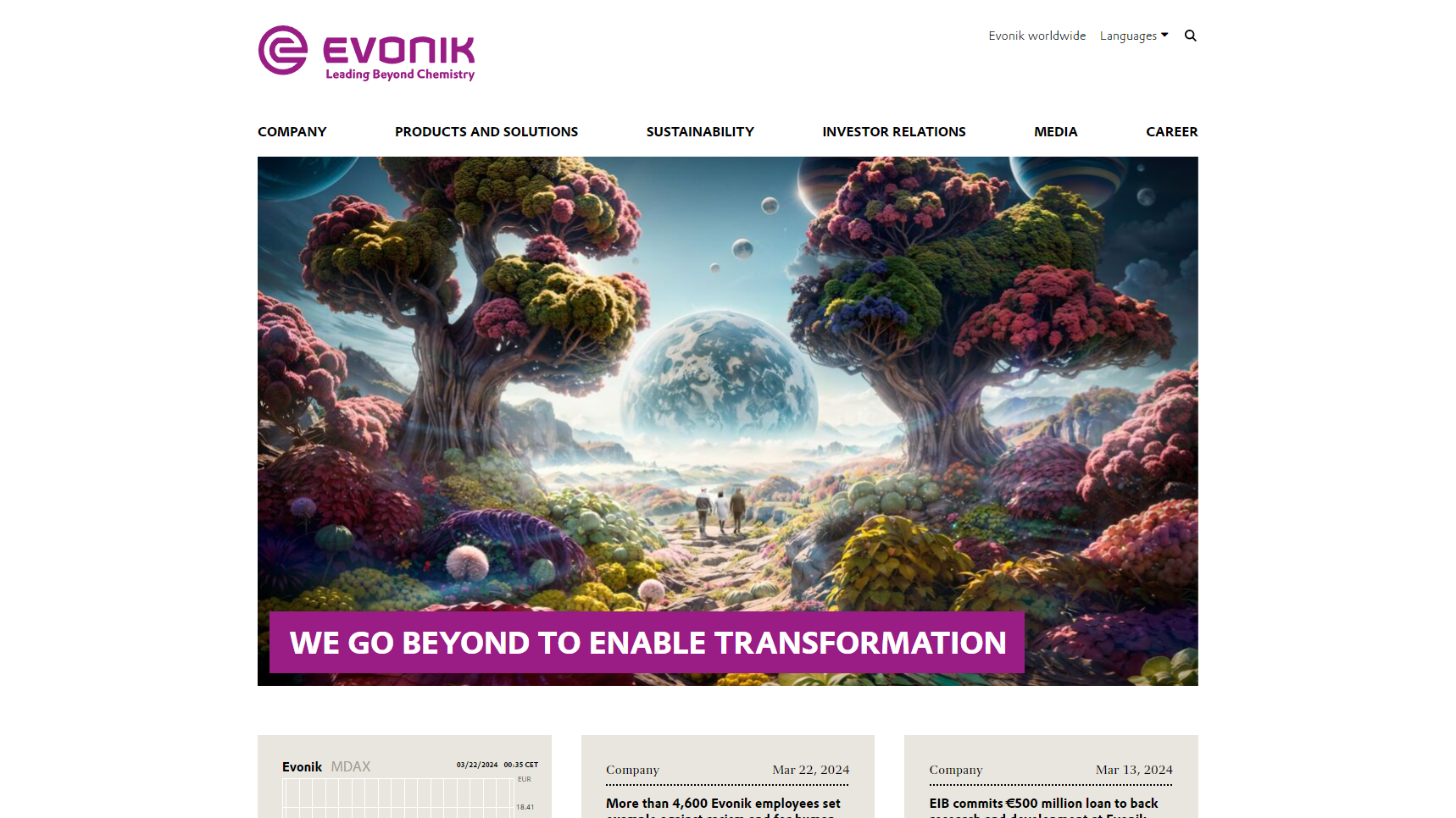 Evonik Industries - Resin Manufacturer