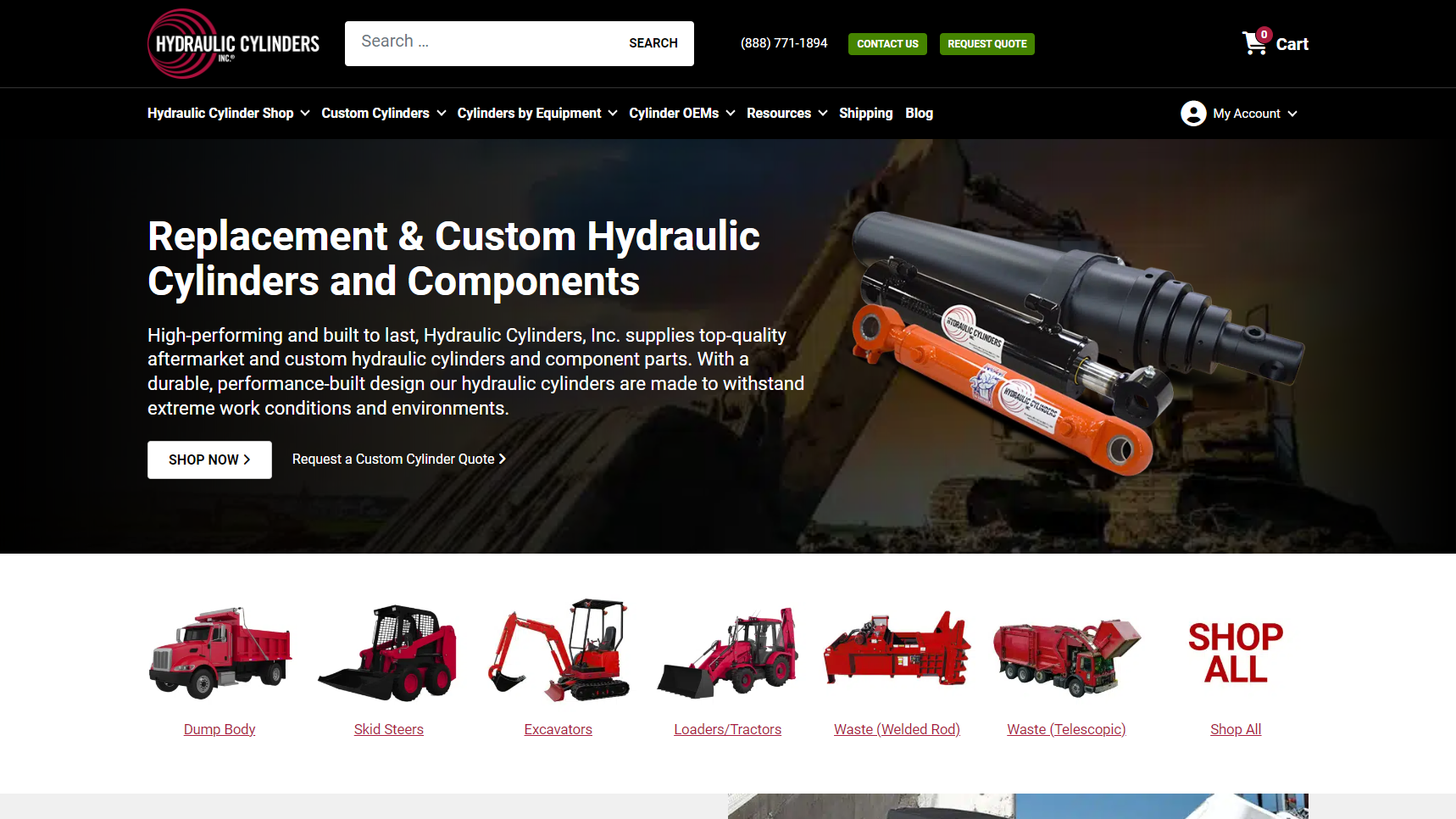 Hydraulic Cylinders Inc. - Cylinder Manufacturer