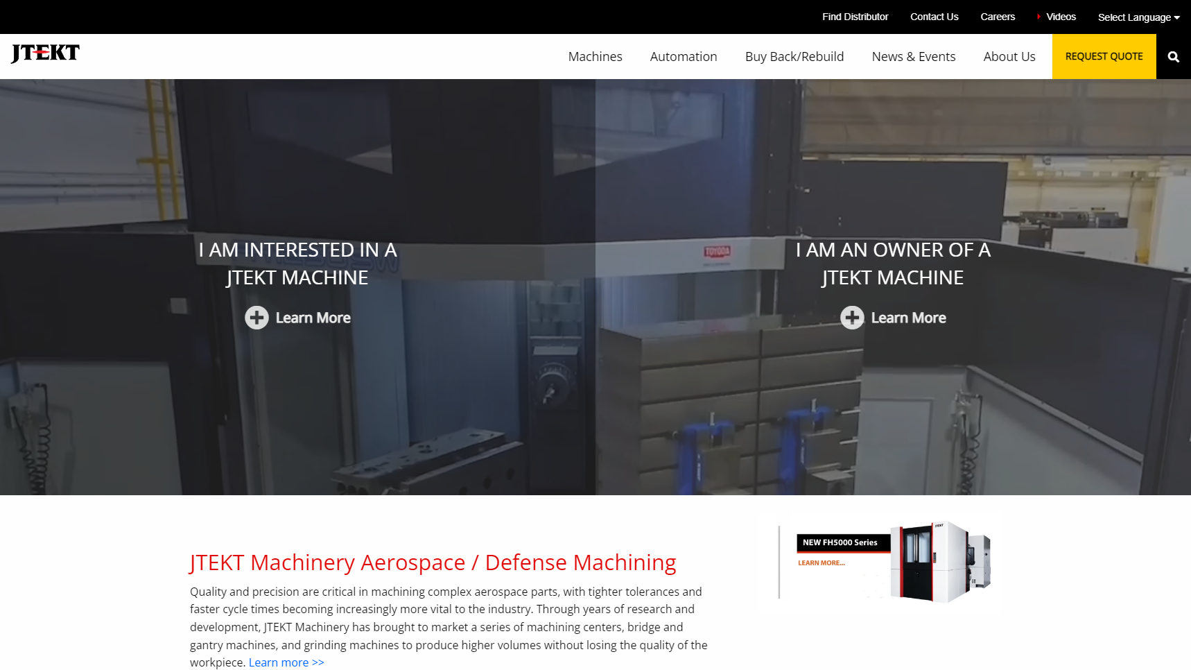 JTEKT Machinery America - Custom Machine Manufacturer