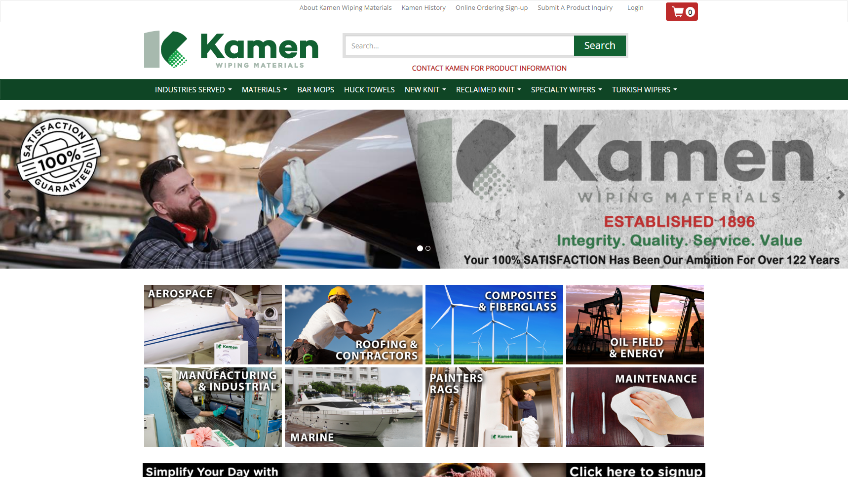Kamen Wiping Materials Co., Inc. - Towel Manufacturer