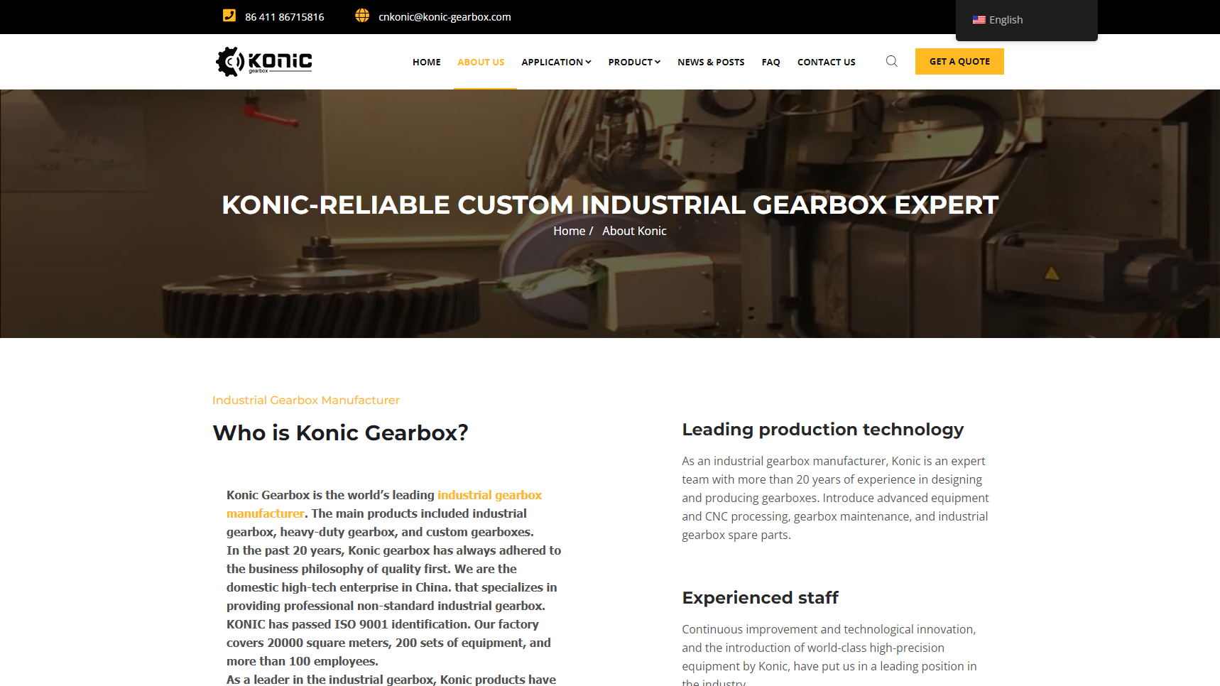 Konic Gearbox - Gearbox Manufacturer