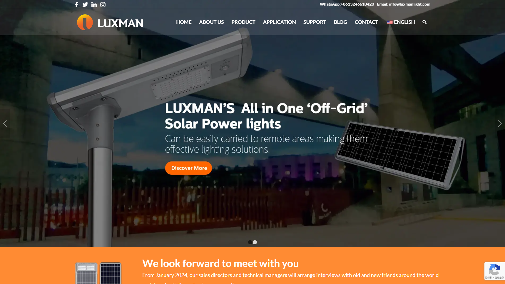 LUXMAN Light - Solar Street Light Manufacturer