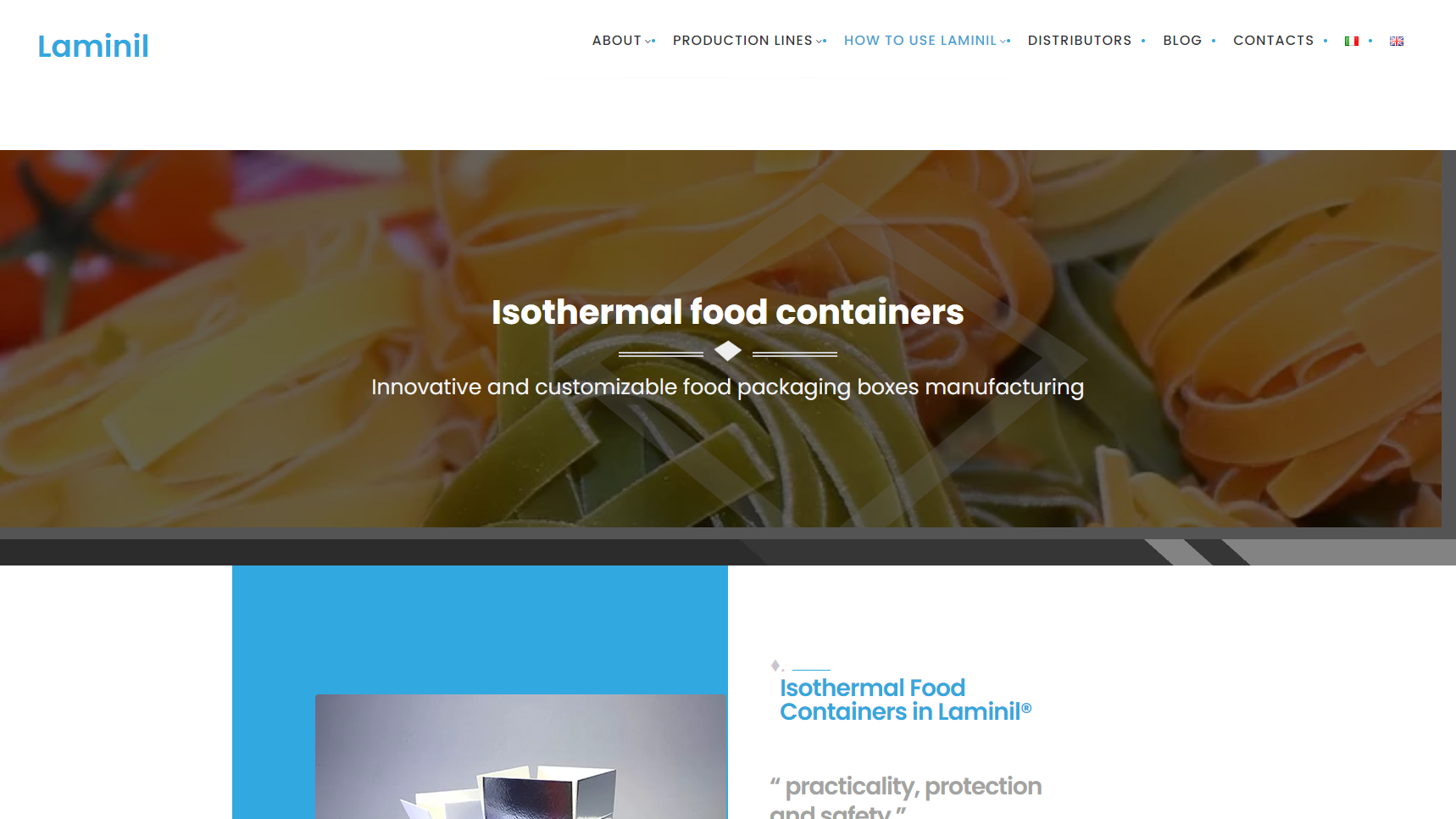 Laminil - Isothermal Catering Packaging Manufacturer