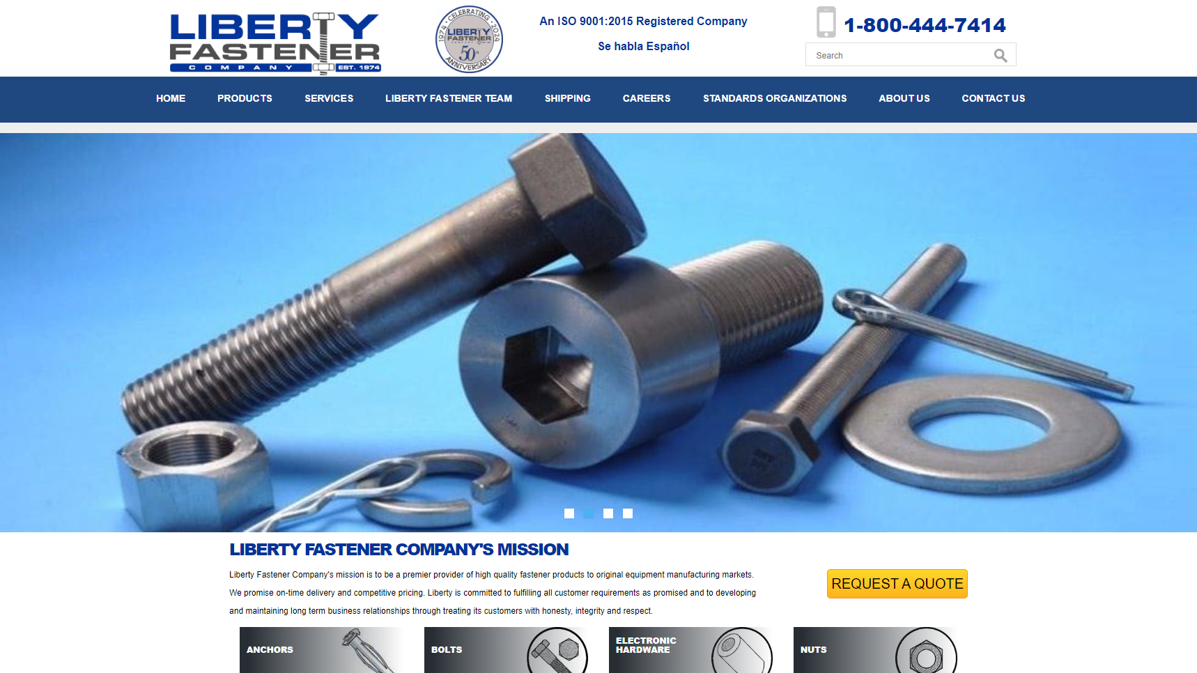 Liberty Fastener Company - Bolts Manufacturer