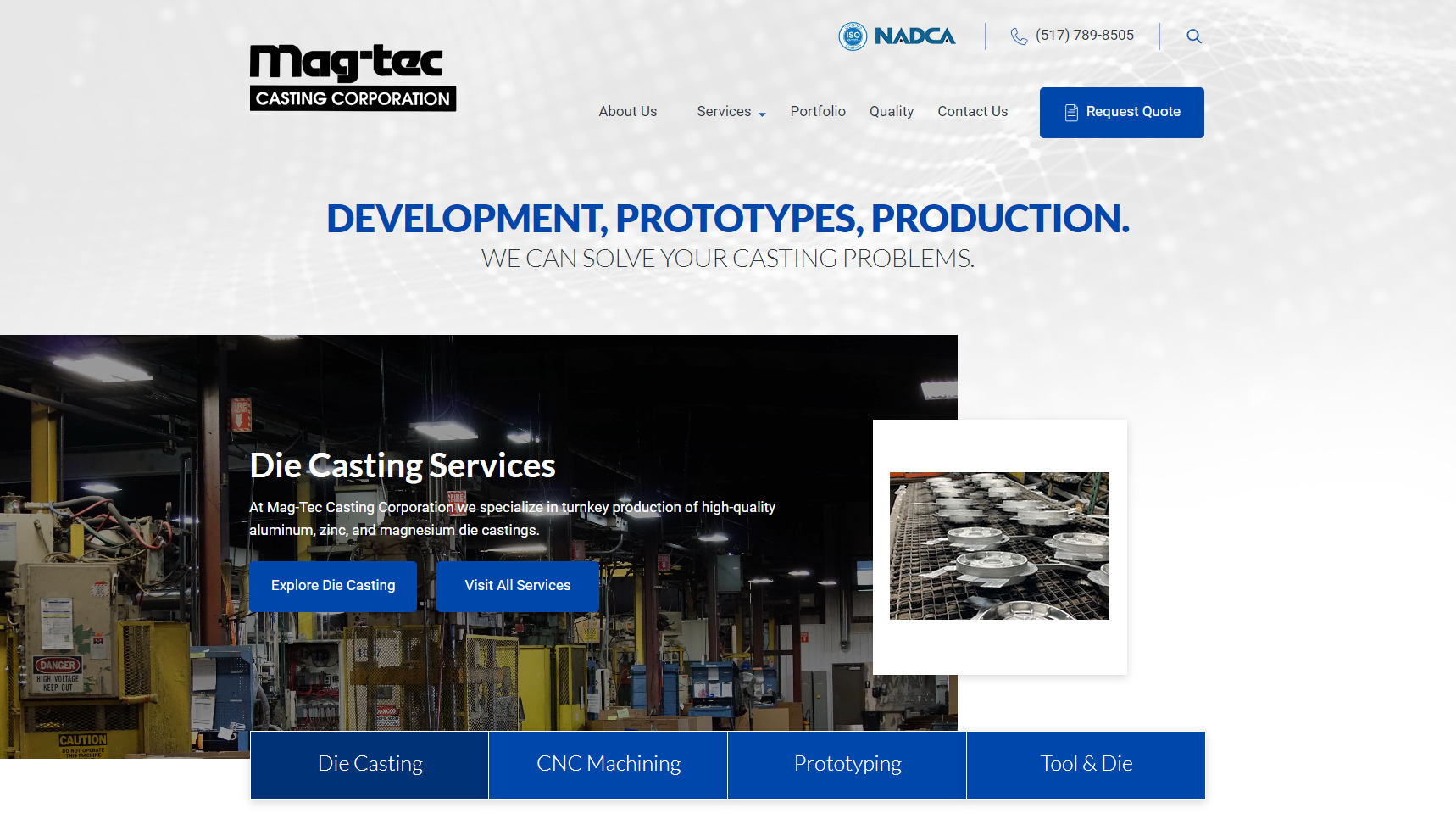 MAG-TEC Casting Corporation - Aluminum Die Casting Manufacturer