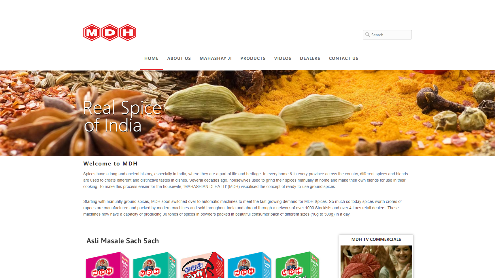 MDH Spices - Spice Manufacturer