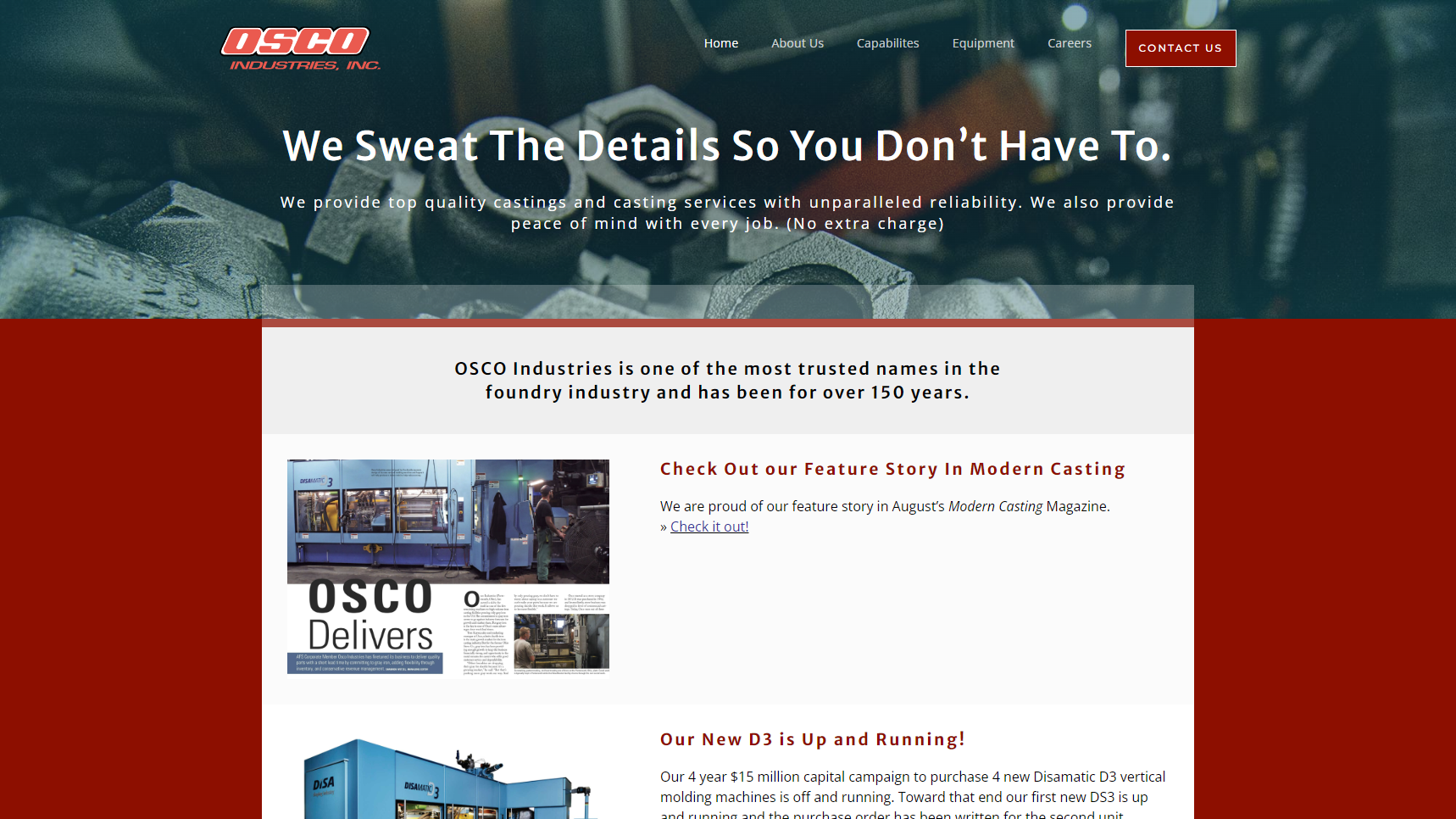 OSCO Industries, Inc. - Iron Castings Manufacturer