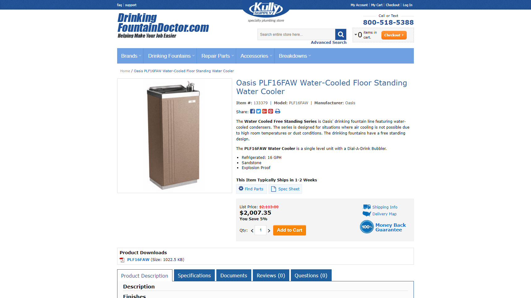 Oasis - Water Cooler Manufacturer