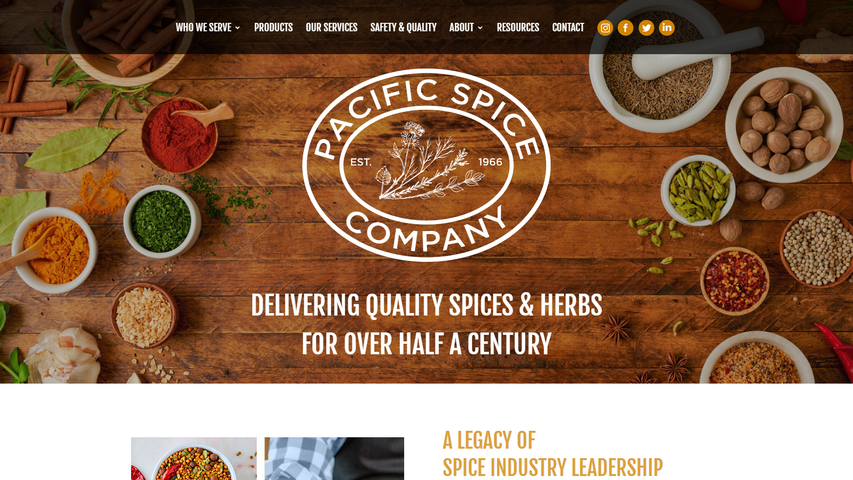 Pacific Spice Company - Spice Manufacturer