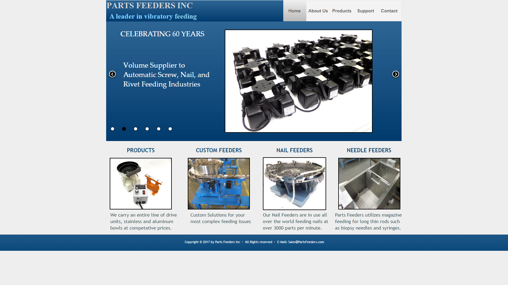 Parts Feeders, Inc. - Bowl Feeder Manufacturer