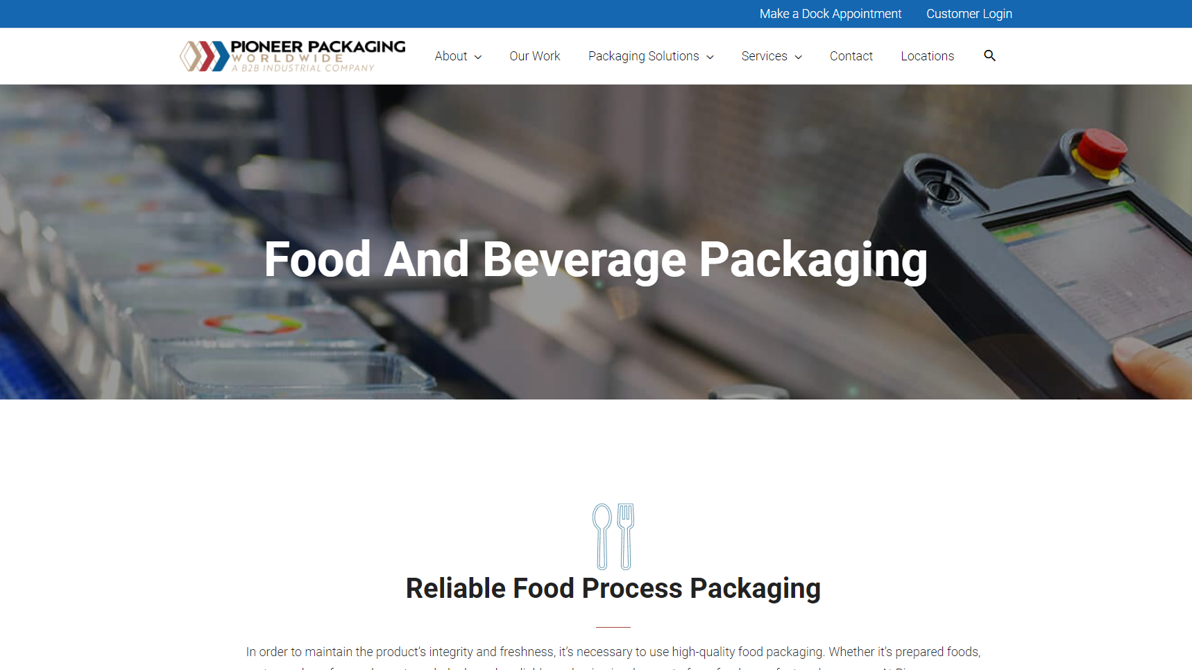 Pioneer Packaging - Food Packaging Manufacturer