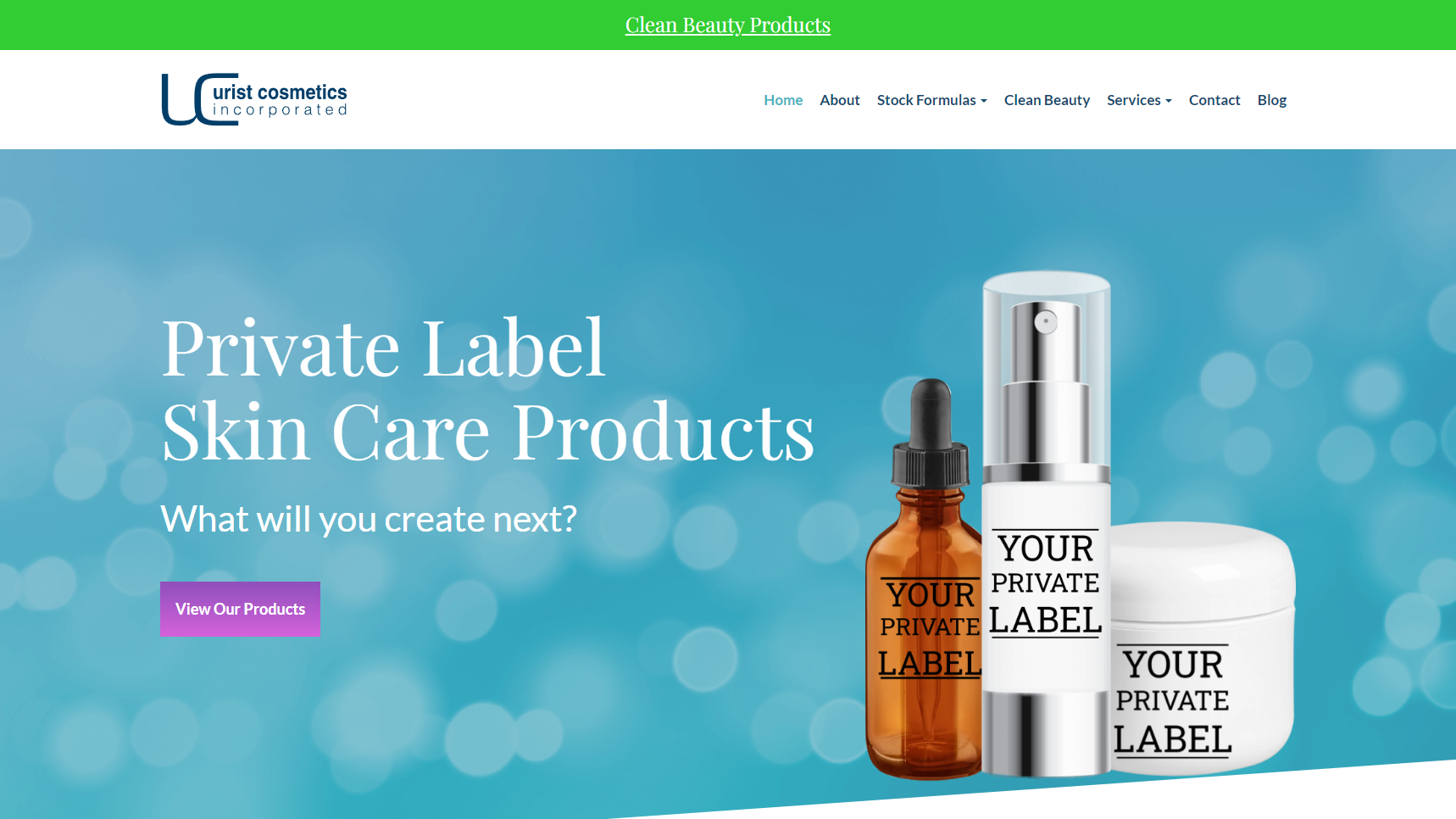 Private Label Skincare Florida - Lotion Manufacturer