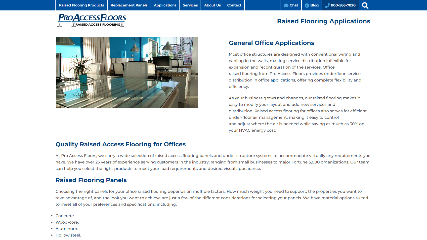Pro Access Floors - Raised Floor Manufacturer