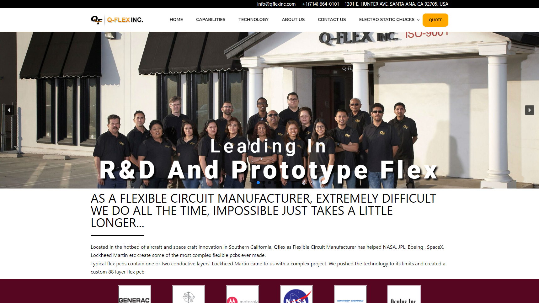 Q-Flex Inc - Flex Circuit Manufacturer