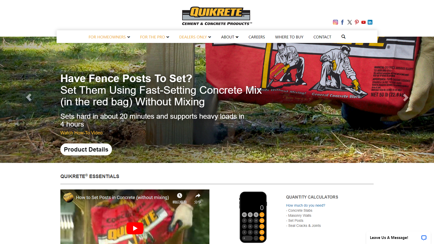 Quikrete - Concrete Block Manufacturer