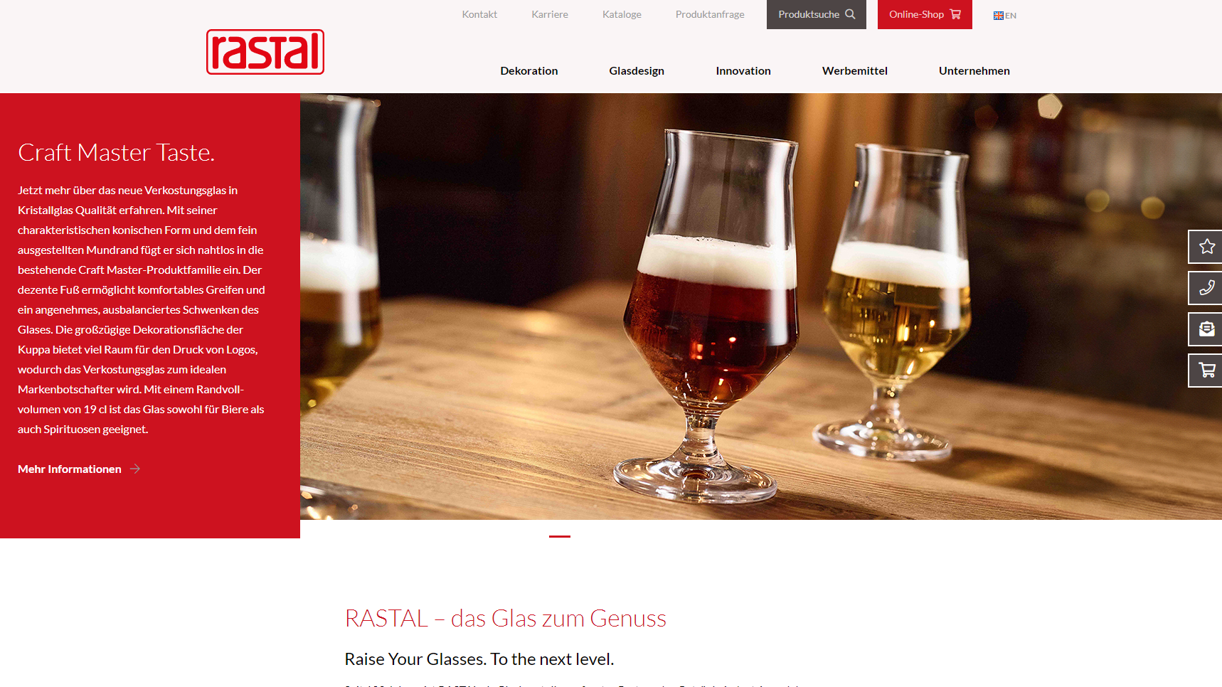 Rastal - Custom Glassware Manufacturer