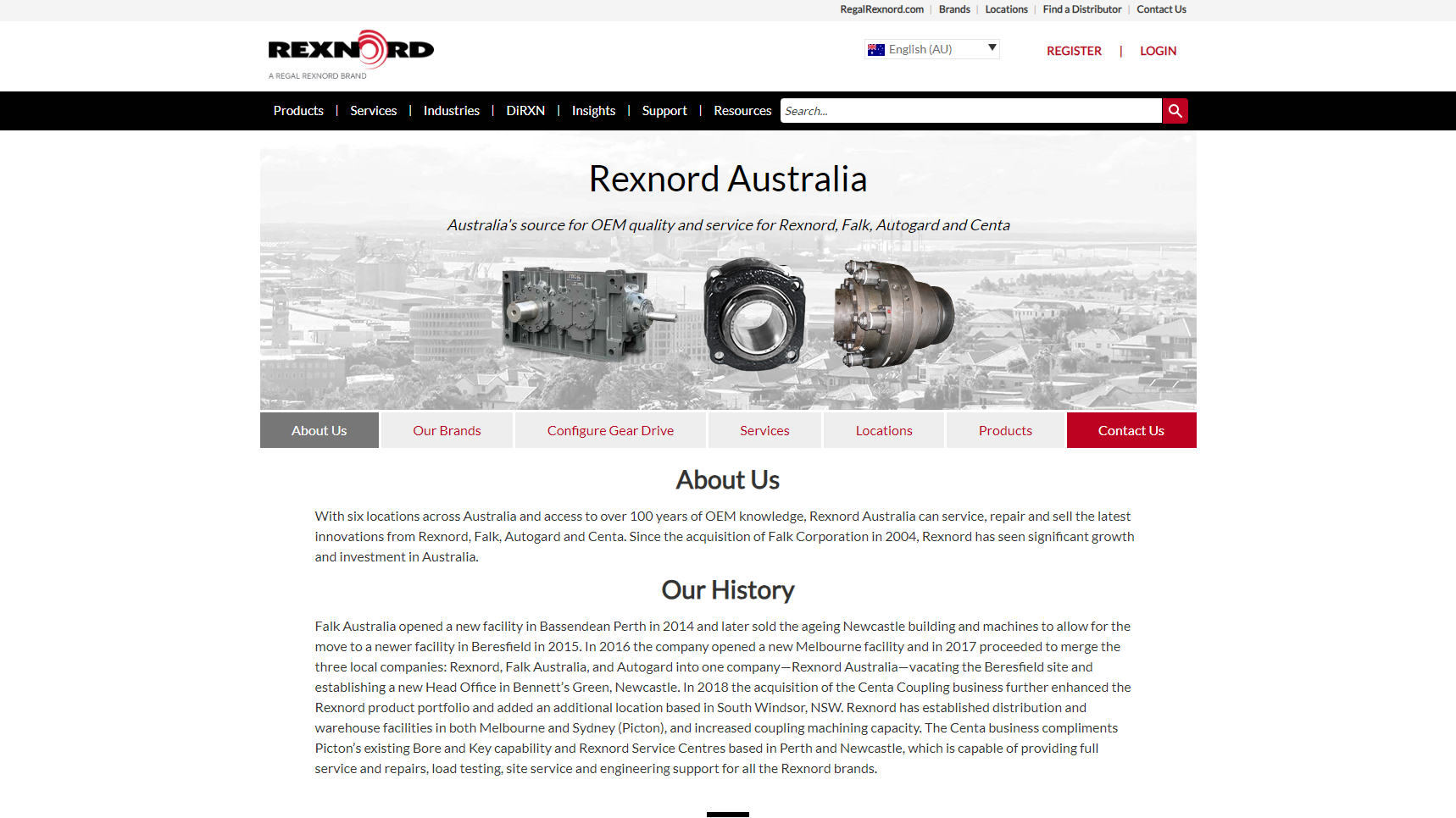 Rexnord Corporation - Machinery Parts Manufacturer