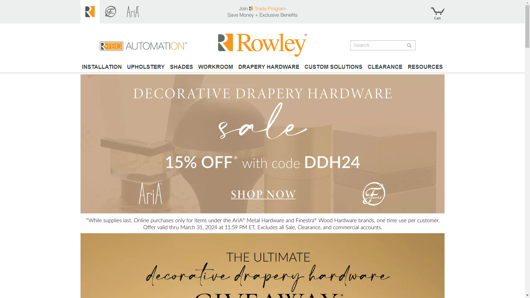 Rowley Company - Curtain Pole Manufacturer
