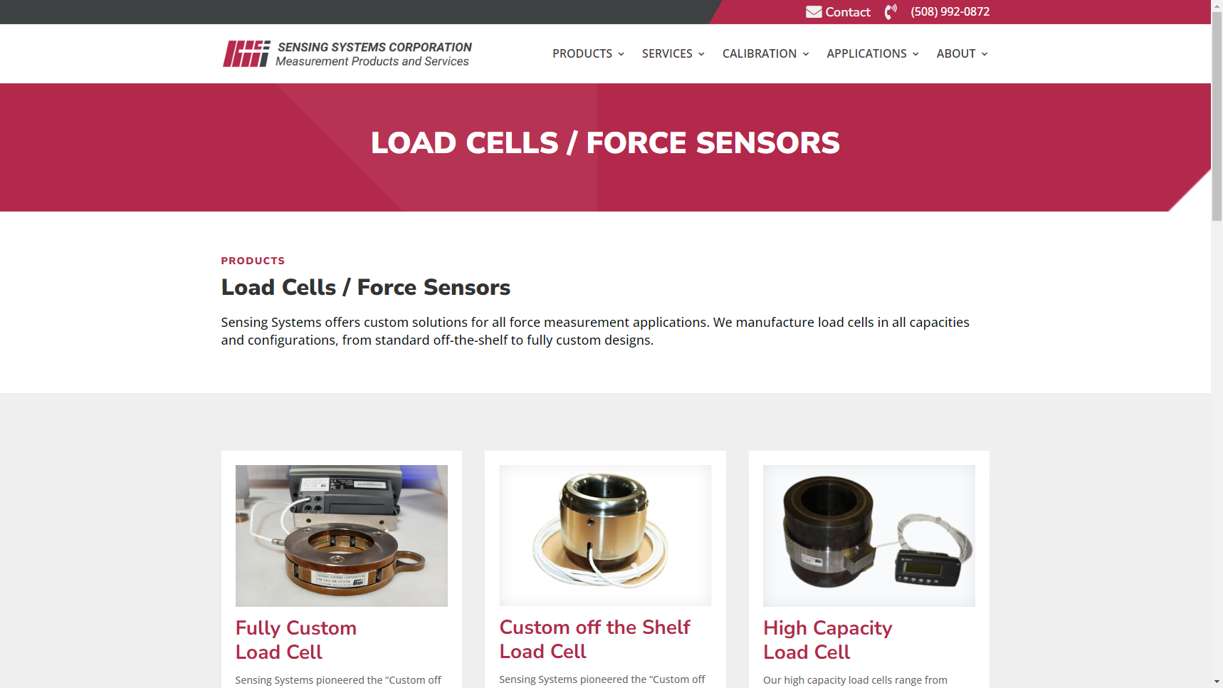 Sensing Systems Corporation - Load Cell Manufacturer