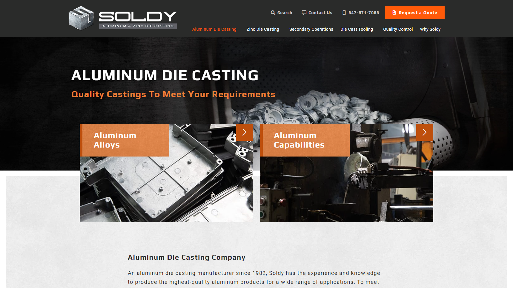 Soldy Aluminum Die Casting - Aluminum Die Casting Manufacturer